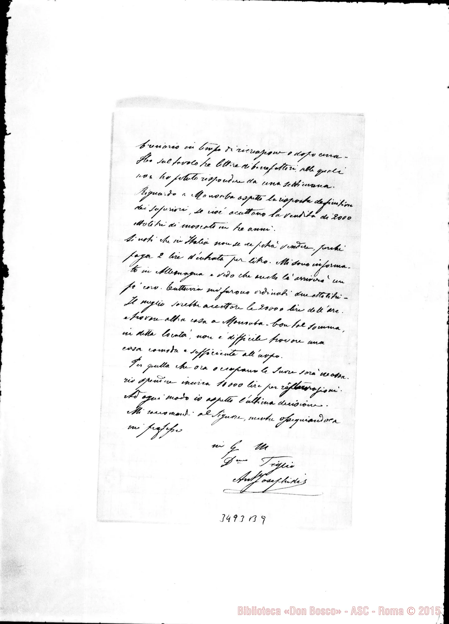 Fotogramma B 9 — Don Antonio Josephidi-Don Durando. La Marsa, 29-03-1897