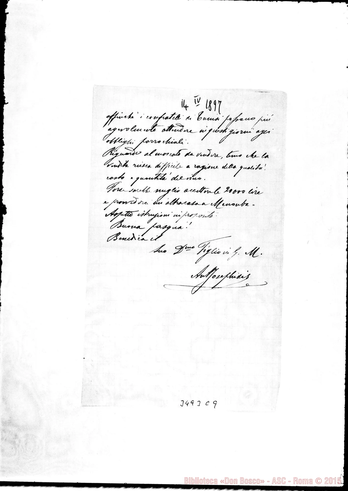 Fotogramma C 9 — Don Antonio Josephidi-Don Durando. La Marsa, 14-04-1897