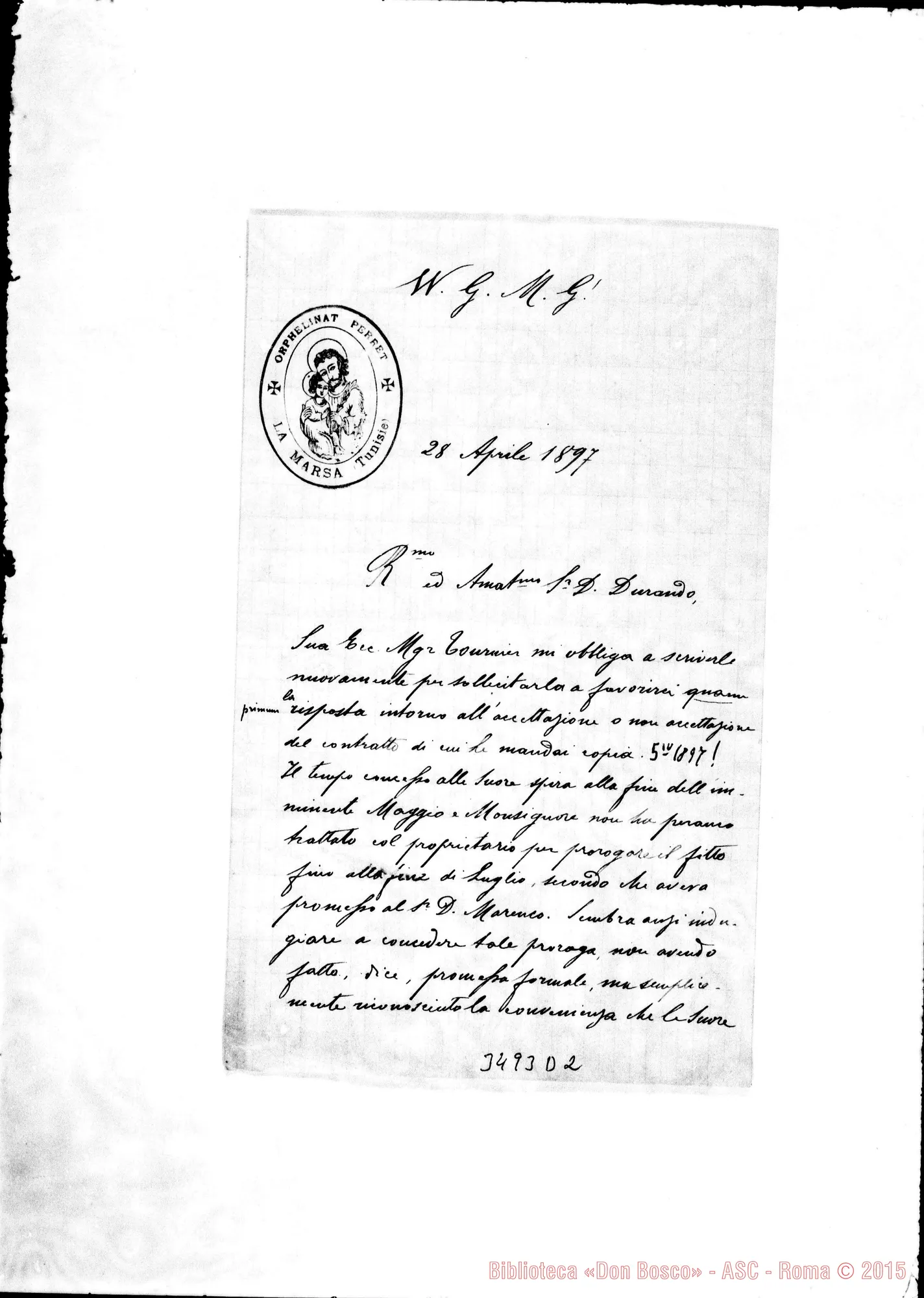 Fotogramma D 2 — Don Antonio Josephidi-Don Durando. La Marsa, 28-04-1897