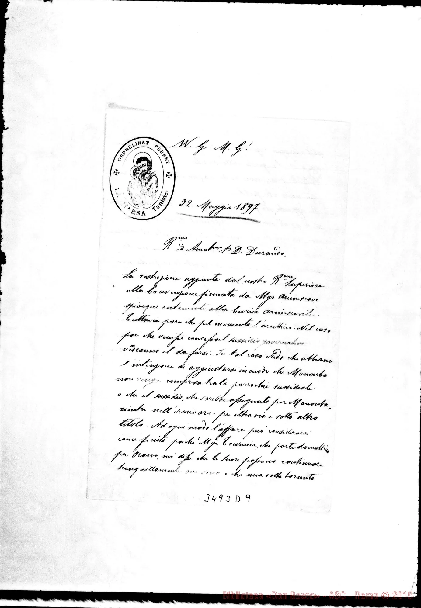 Fotogramma D 9 — Don Antonio Josephidi-Don Durando. La Marsa, 22-05-1897