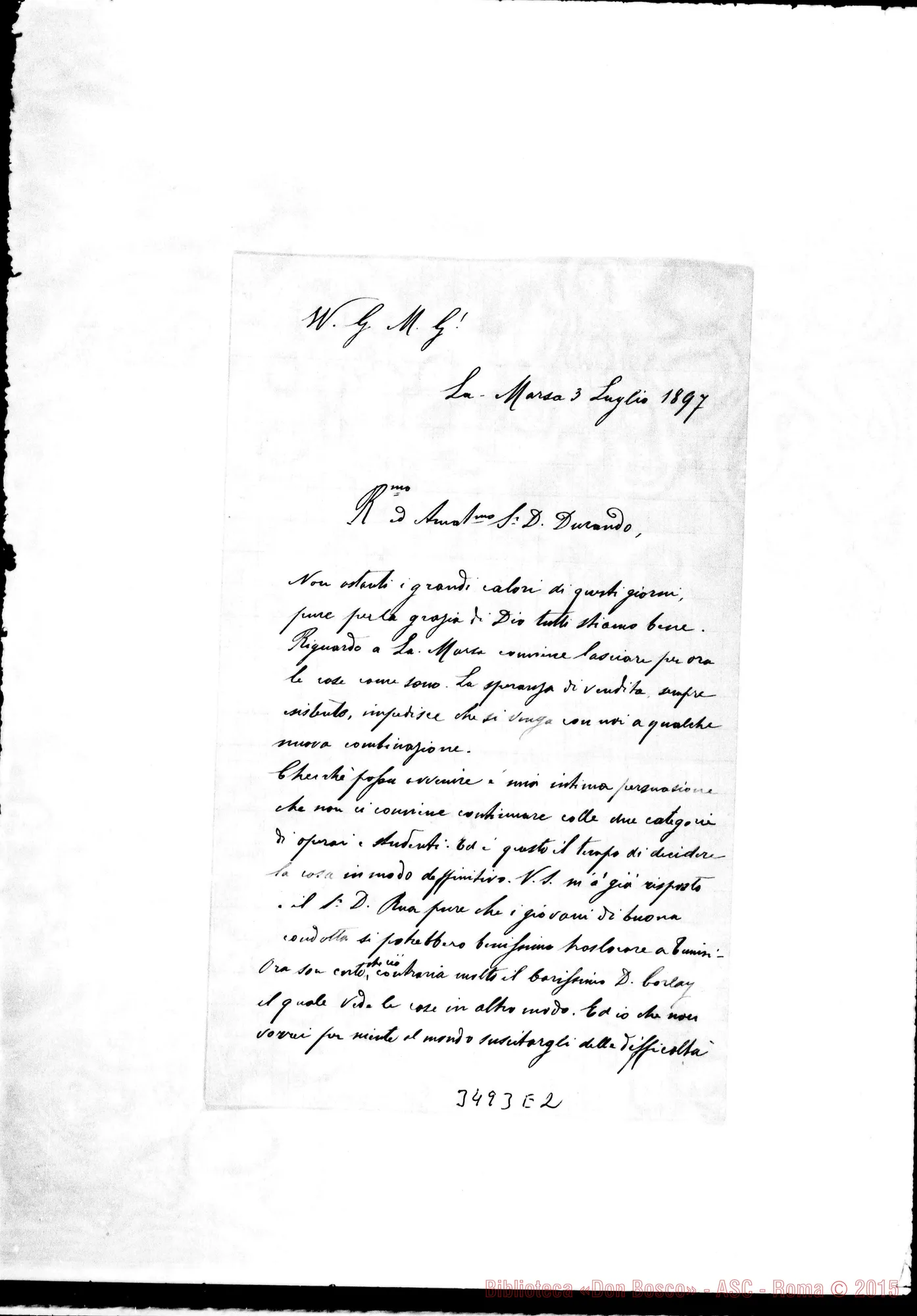 Fotogramma E 2 — Don Antonio Josephidi-Don Durando. La Marsa, 3-07-1897