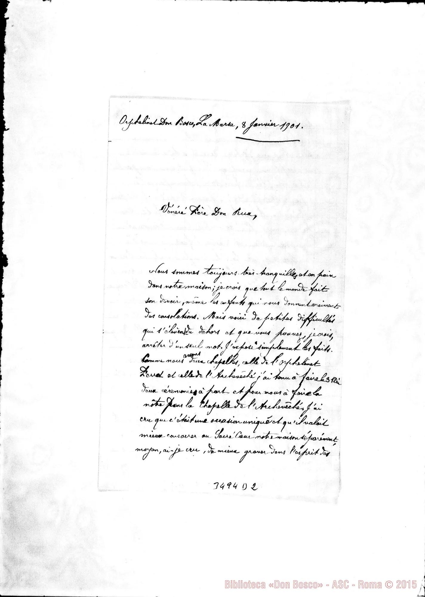 Fotogramma D 2 — Don Guglielmo Corlay-Don Rua. La Marsa, 8-01-1901