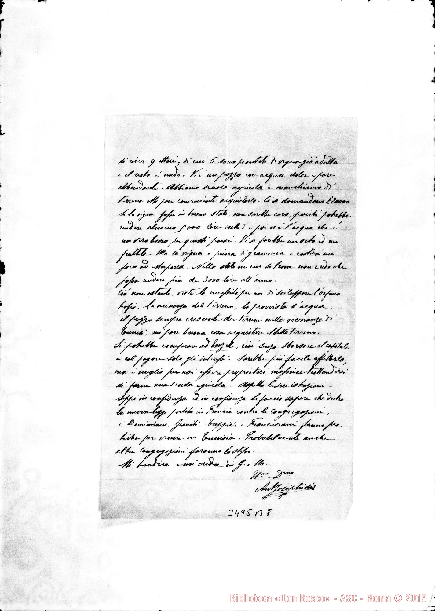 Fotogramma B 8 — Don Antonio Josephidi-Don Durando. La Marsa, 6-07-1901