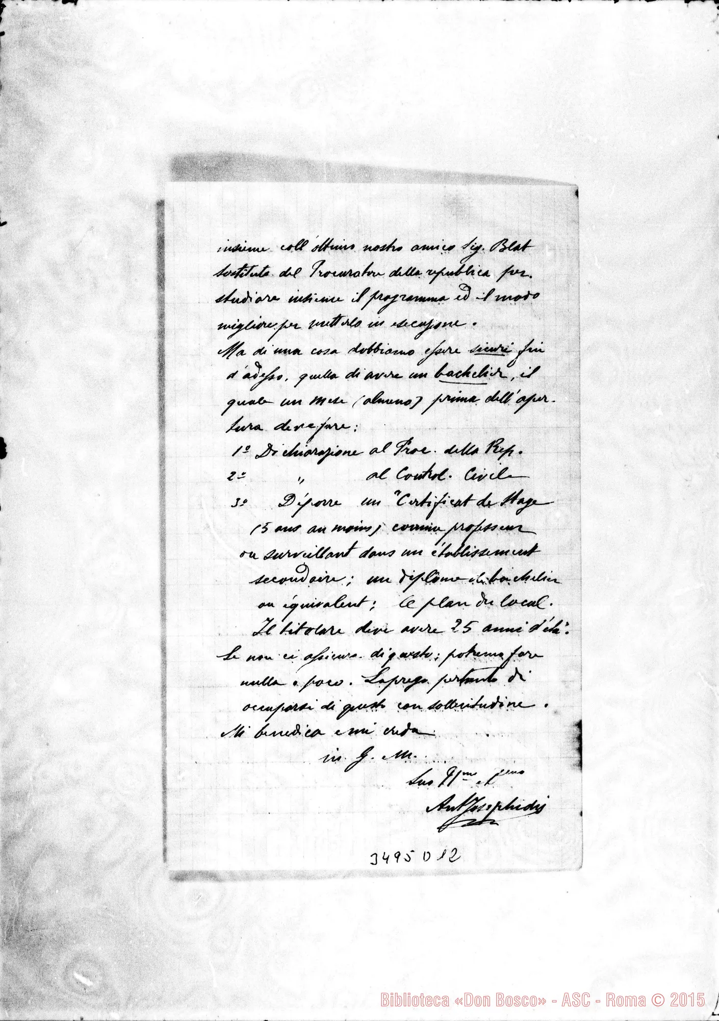 Fotogramma D 12 — Don Antonio Josephidi-Don Durando. La Marsa, 21-05-1902