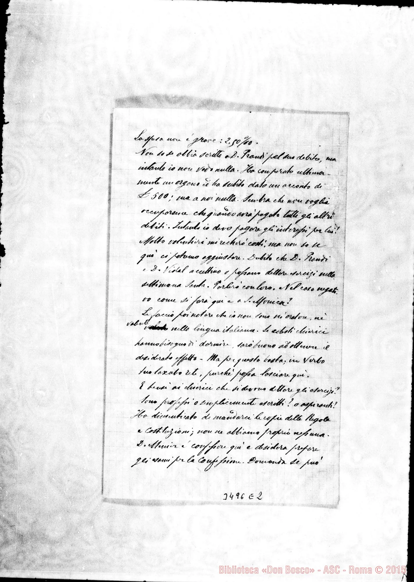 Fotogramma E 2 — Don Josephidi-Ispettore. La Marsa, 12-03-1903