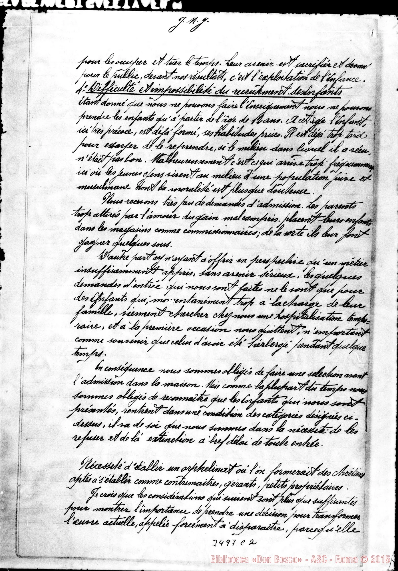 Fotogramma C 2 — Don Guglielmo Deltel-Don Rua, con allegati fogli. La Marsa, 6-05-1902