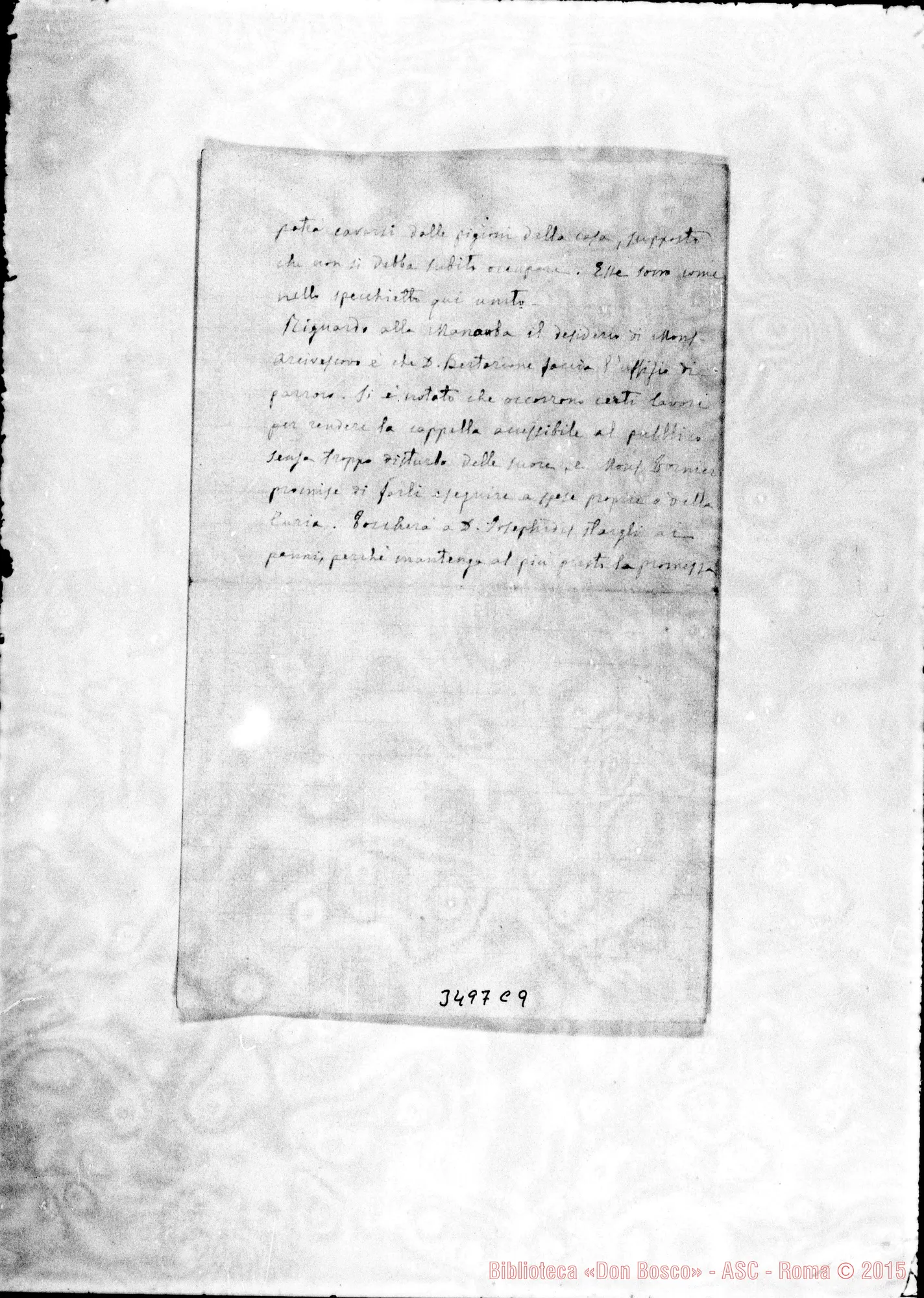 Fotogramma C 9 — Istituzione PERRET: Don Bertello-Don Rua. La Marsa, 4-02-1896