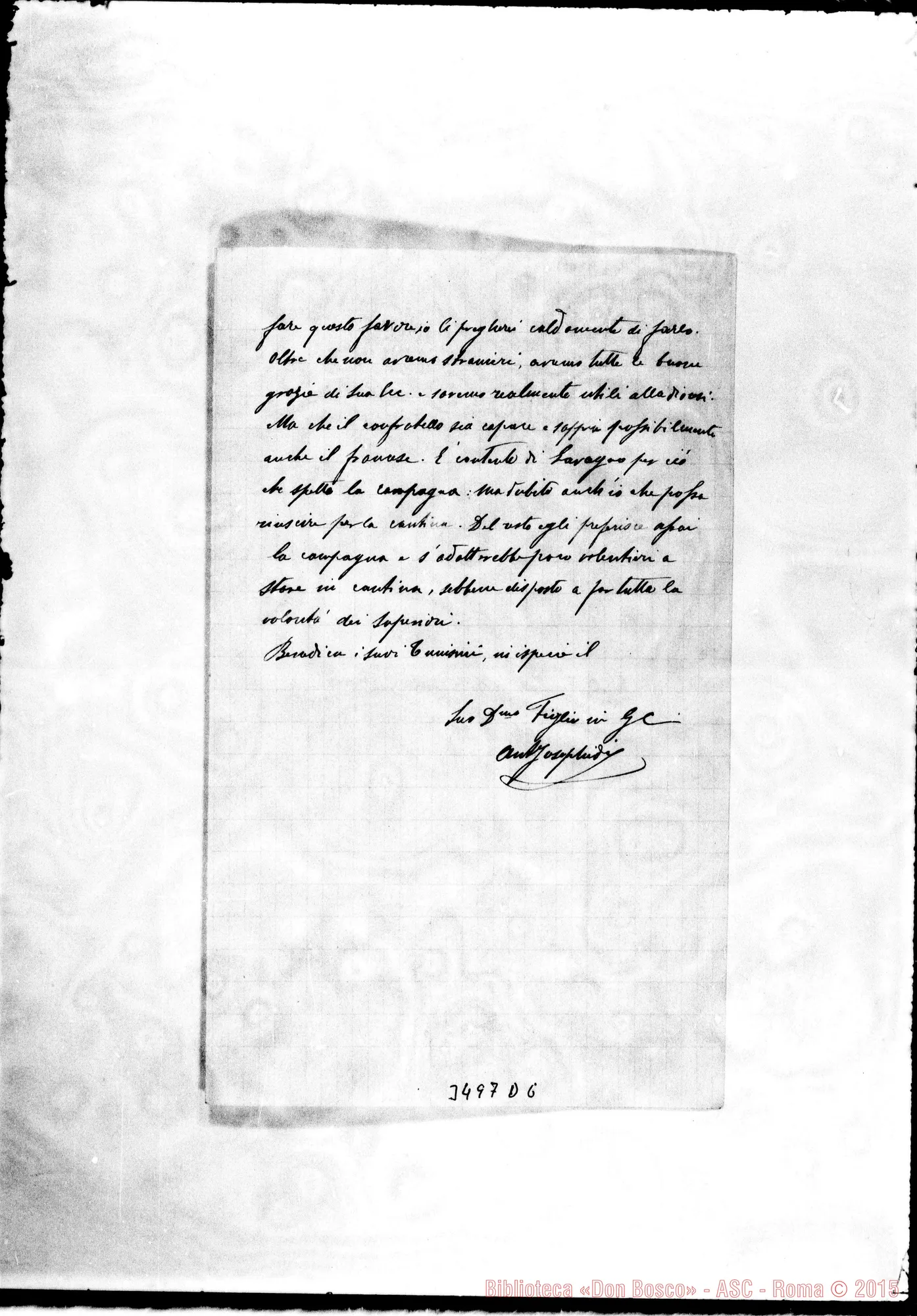 Fotogramma D 6 — Don Josephidi-Ispettore. La Marsa, 4-03-1896