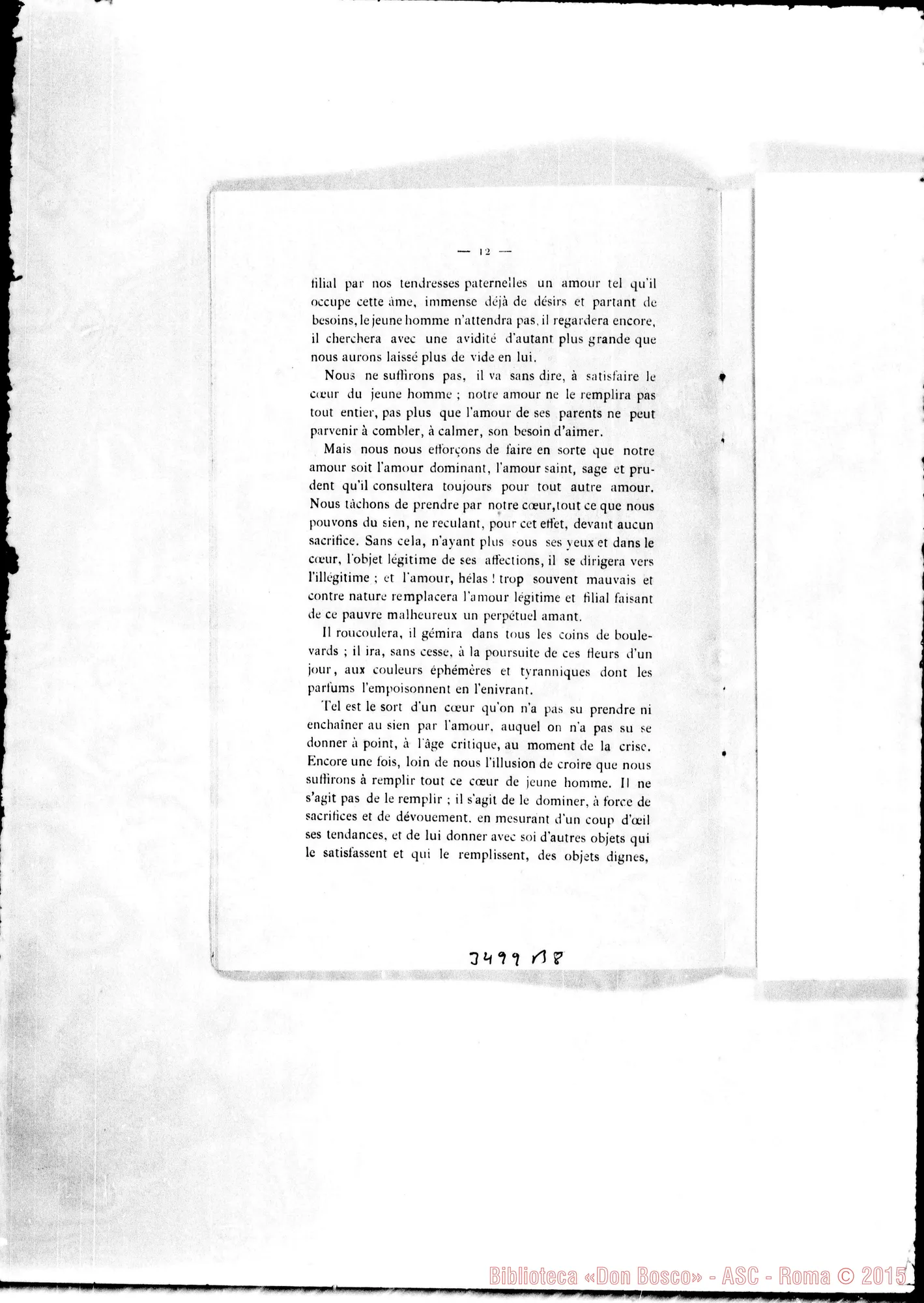 Fotogramma B 8 — Maison de Famille Saint Joseph: rapporto. 1904 Stampato