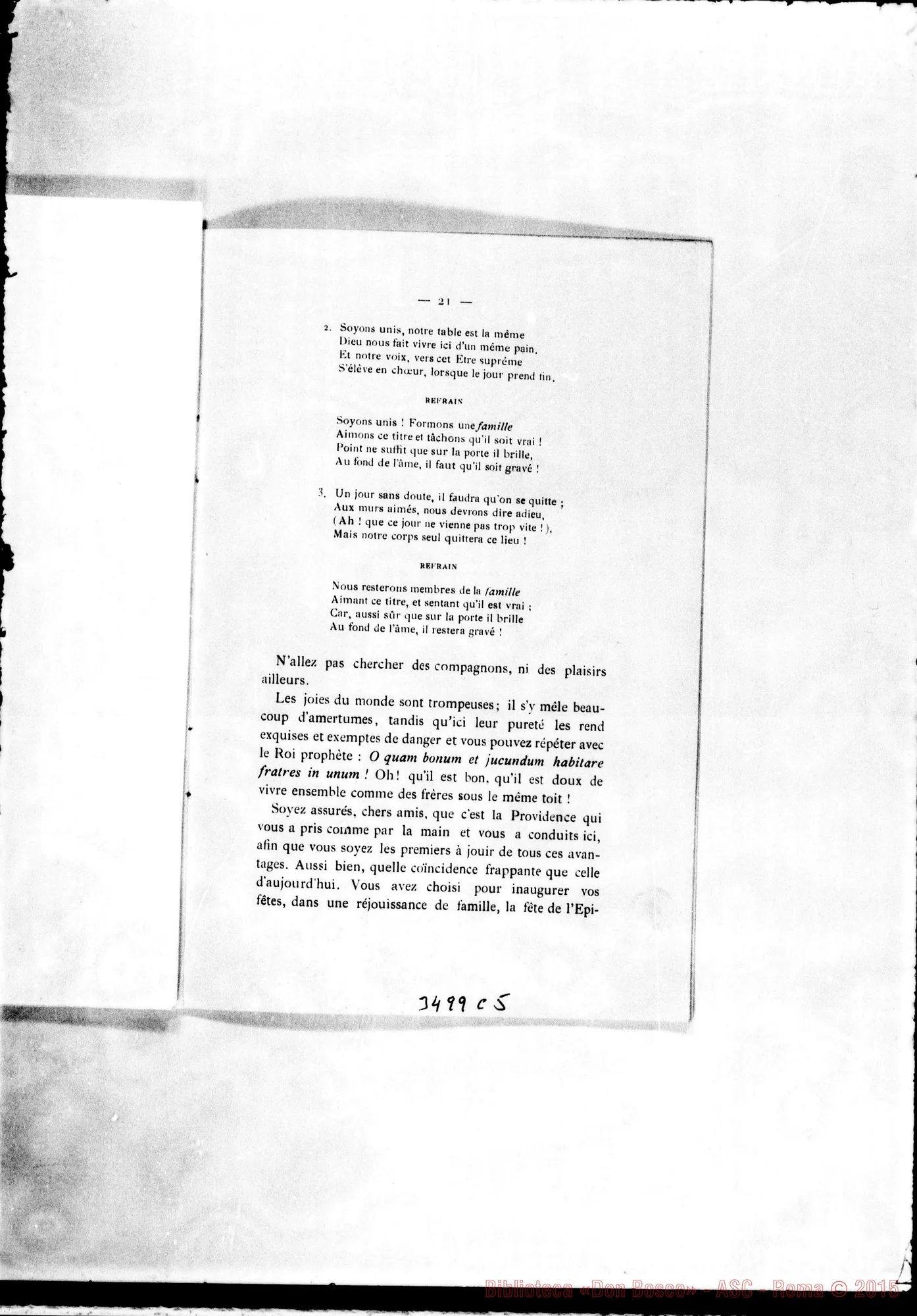 Fotogramma C 5 — Maison de Famille Saint Joseph: rapporto. 1904 Stampato