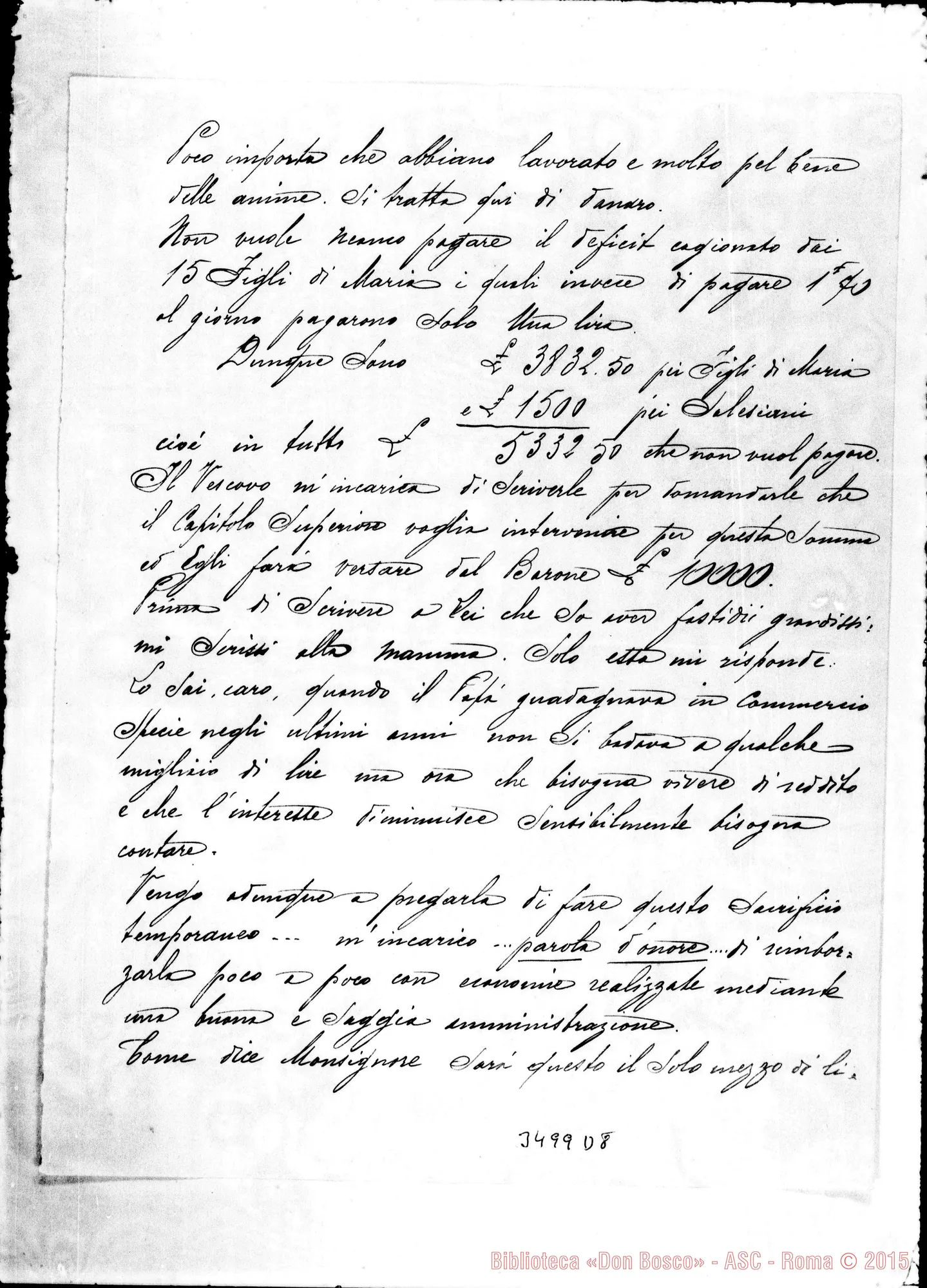 Fotogramma D 8 — Abbé Henri Berck-Amat.mo Padre. Liége, 12-10-1904 Autogr. Rinaldi