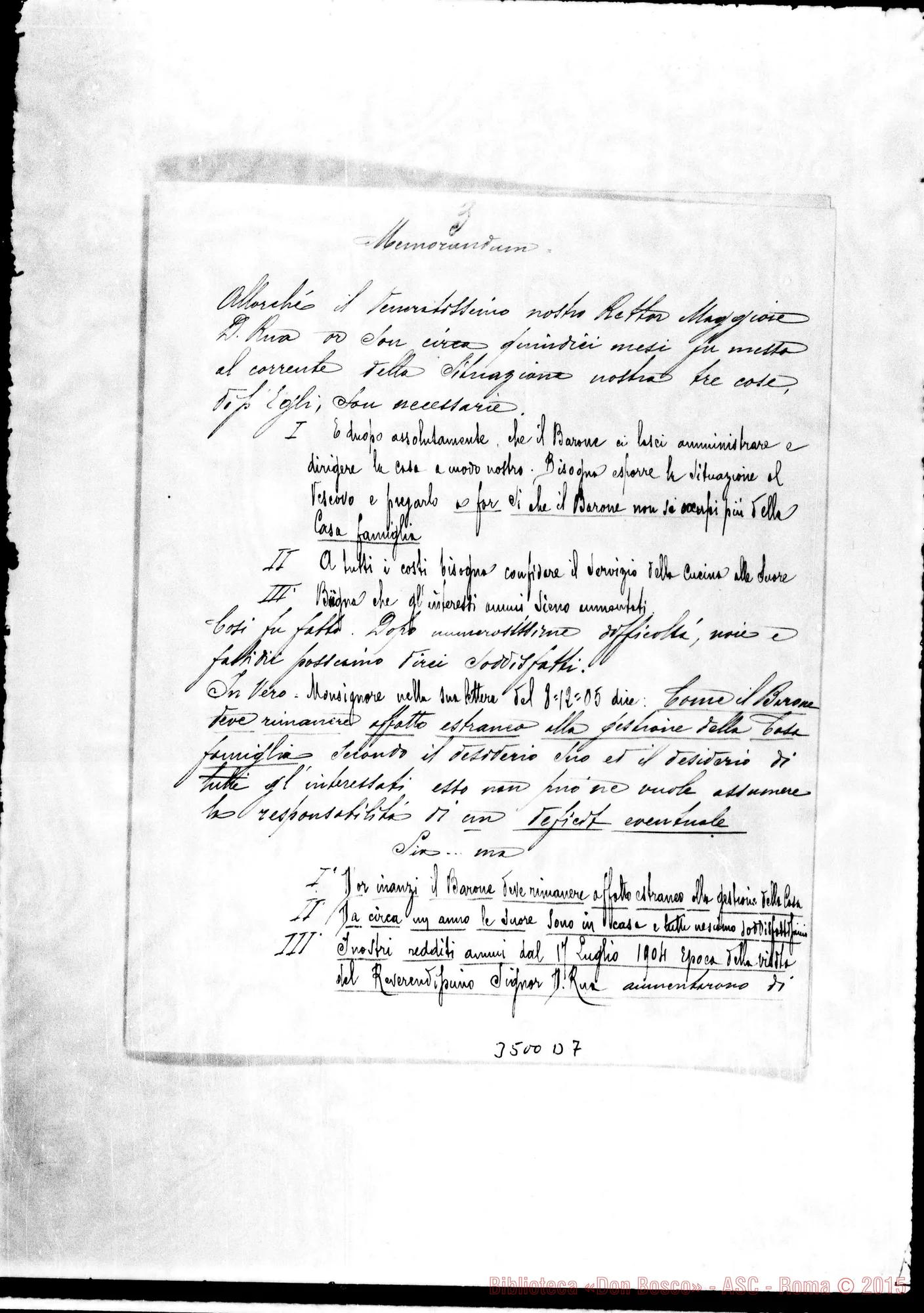 Fotogramma D 7 — Don Henri Berck-Amat.mo Padre, il 14-12-1905