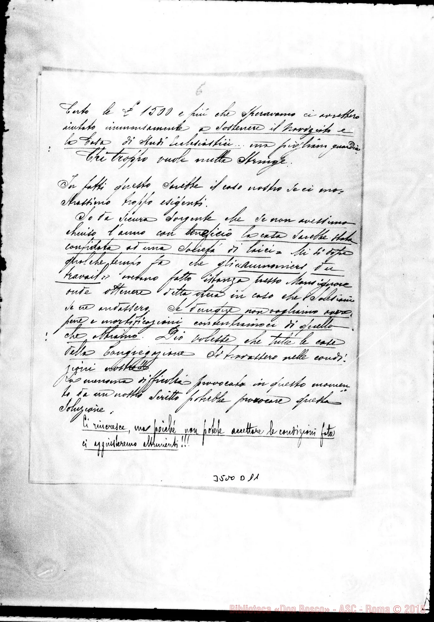 Fotogramma D 11 — Don Henri Berck-Amat.mo Padre, il 14-12-1905
