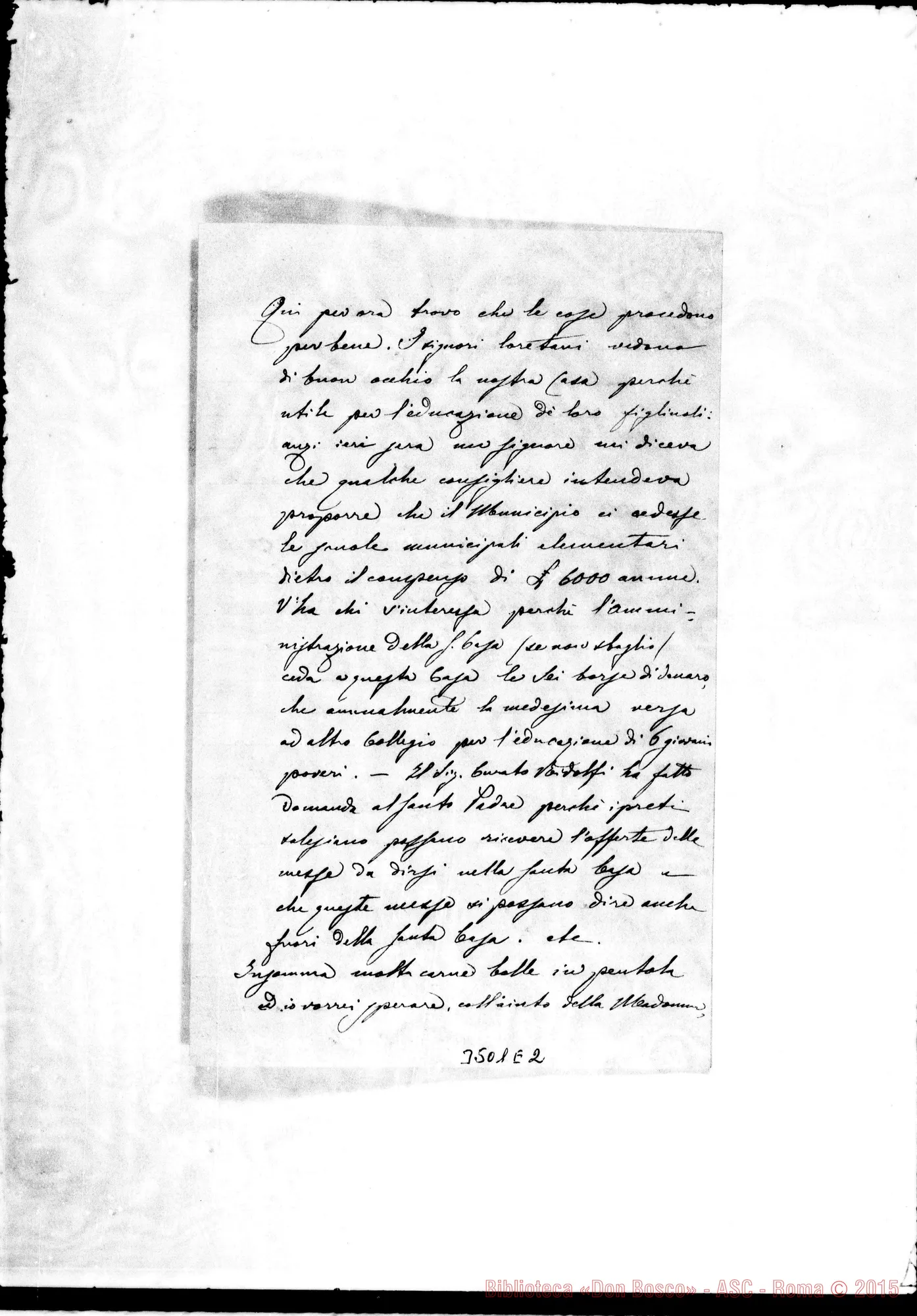 Fotogramma E 2 — Don Antonio Buzzetti-Don Durando. Loreto, 19-06-1891