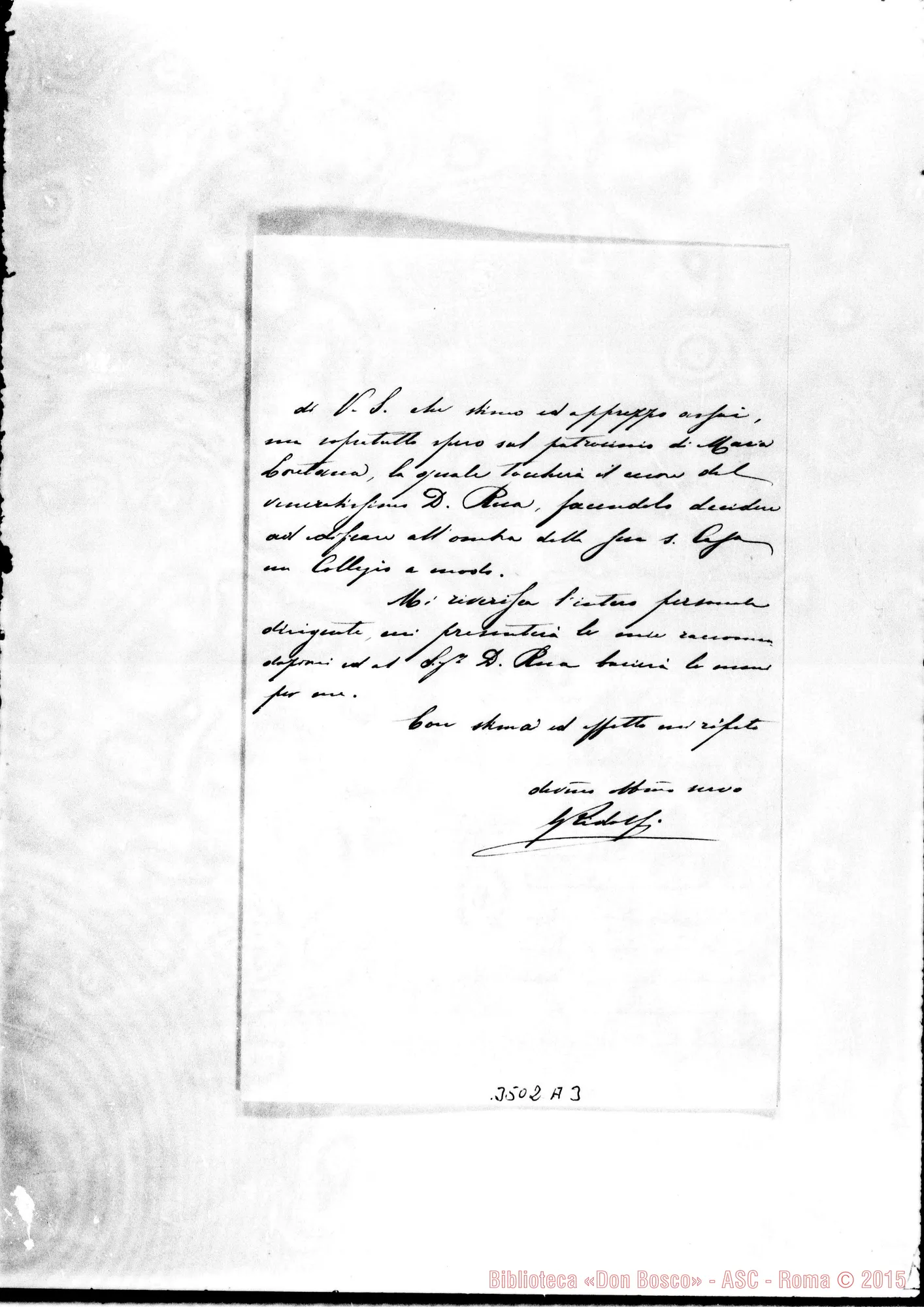 Fotogramma A 3 — Can. Giuseppe Ridolfi-Don Durando. Loreto, 11-12-1891