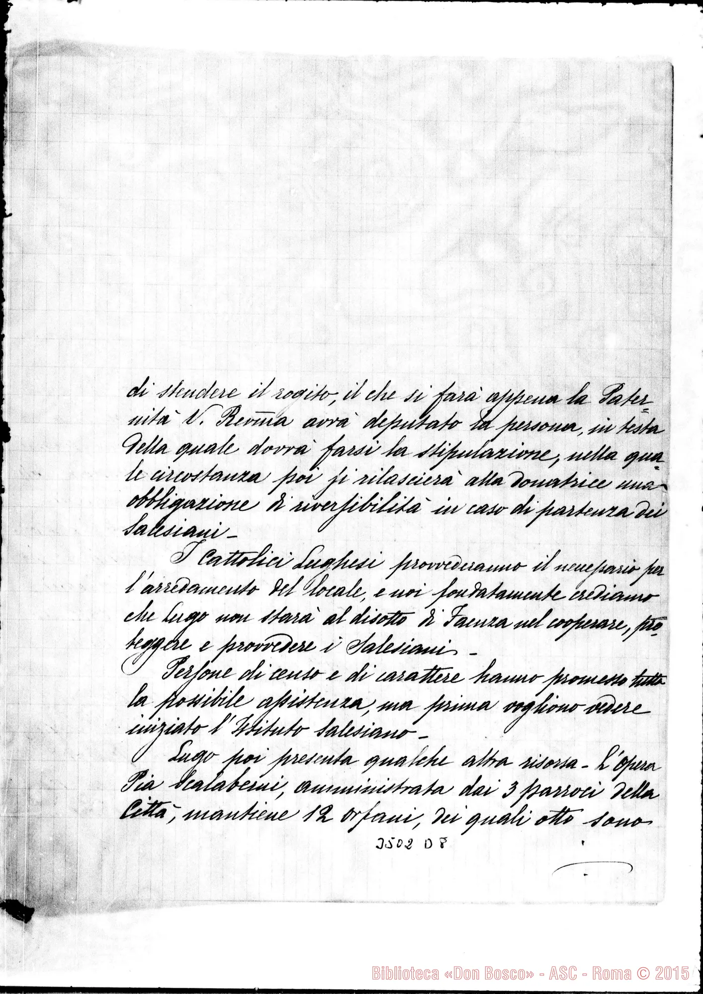 Fotogramma D 8 — Gustavo Altini-Rev.do Sig. Lugo, 4-11-1888