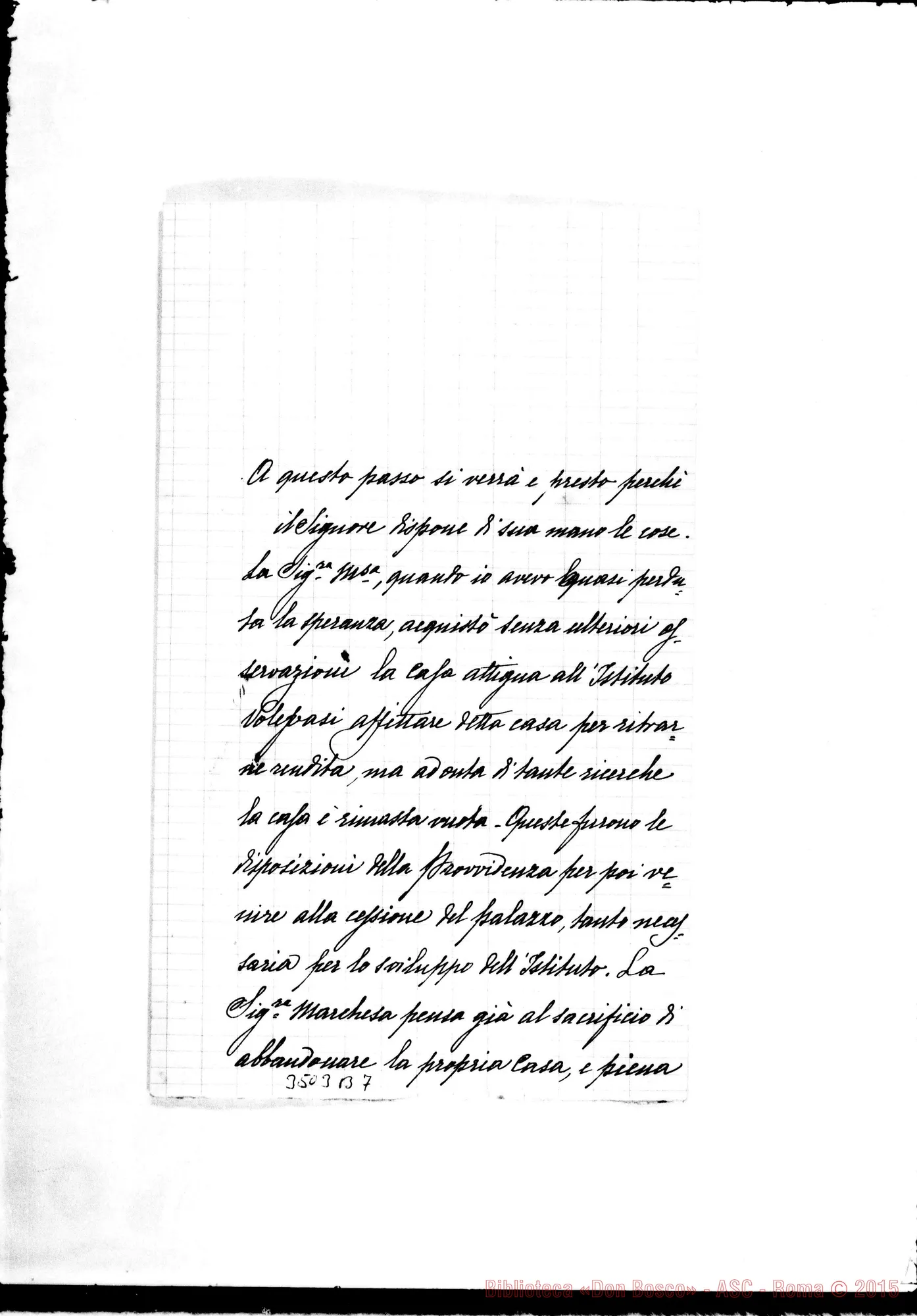 Fotogramma B 7 — Gustavo Altini-Rev.mo Sig. Lugo, 15-10-1890