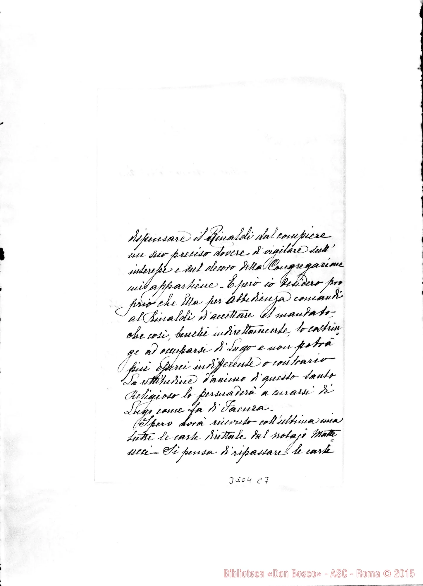 Fotogramma C 7 — Gustavo Altini-Don Rua. Faenza, 12-11-1891