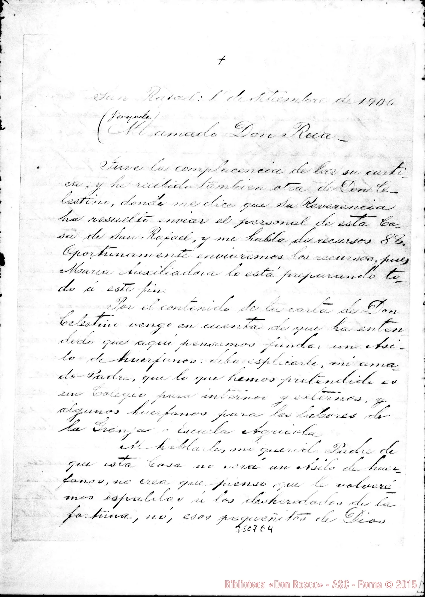 Fotogramma E 4 — Pbro. Luis de Vicente-Don Rua. San Rafael, 1-09-1900 Allegati