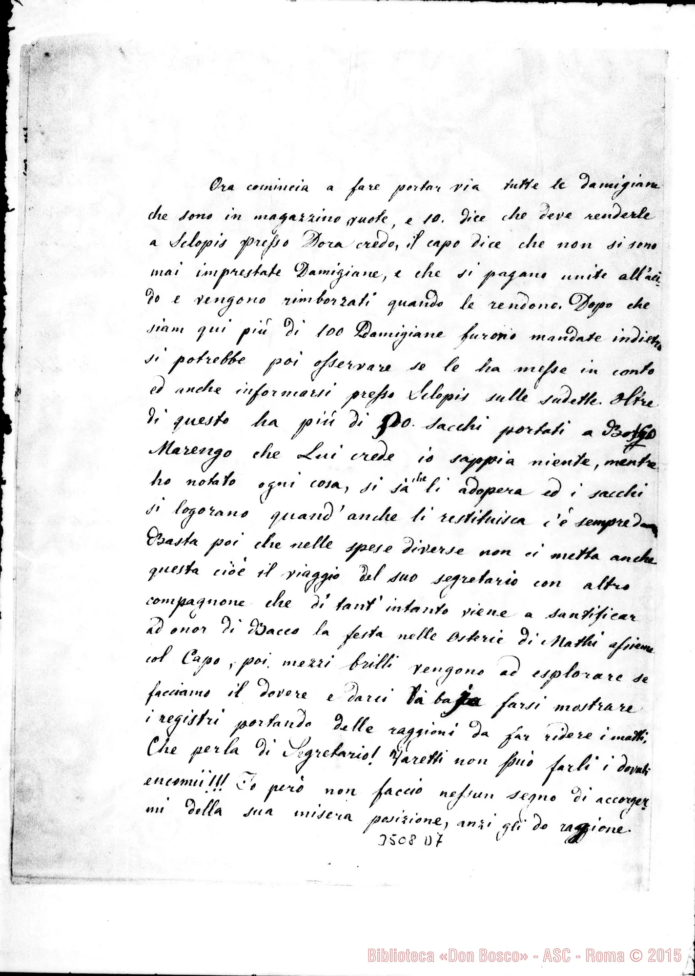 Fotogramma D 7 — Coad. Giuseppe Tosello-Don Rua. Mathi, 15-03-1878