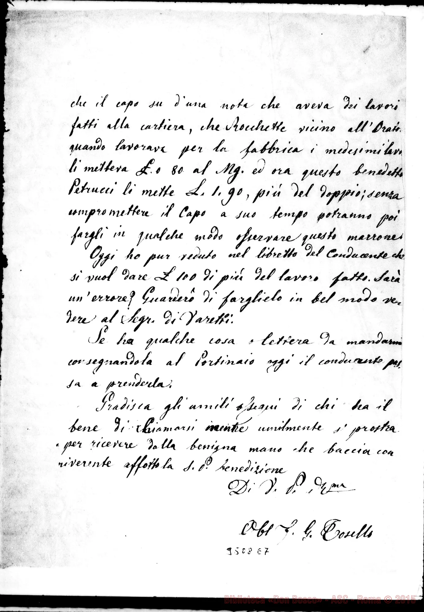 Fotogramma E 7 — Coad. Giuseppe Tosello-Don Rua. Mathi, 6-07-1878