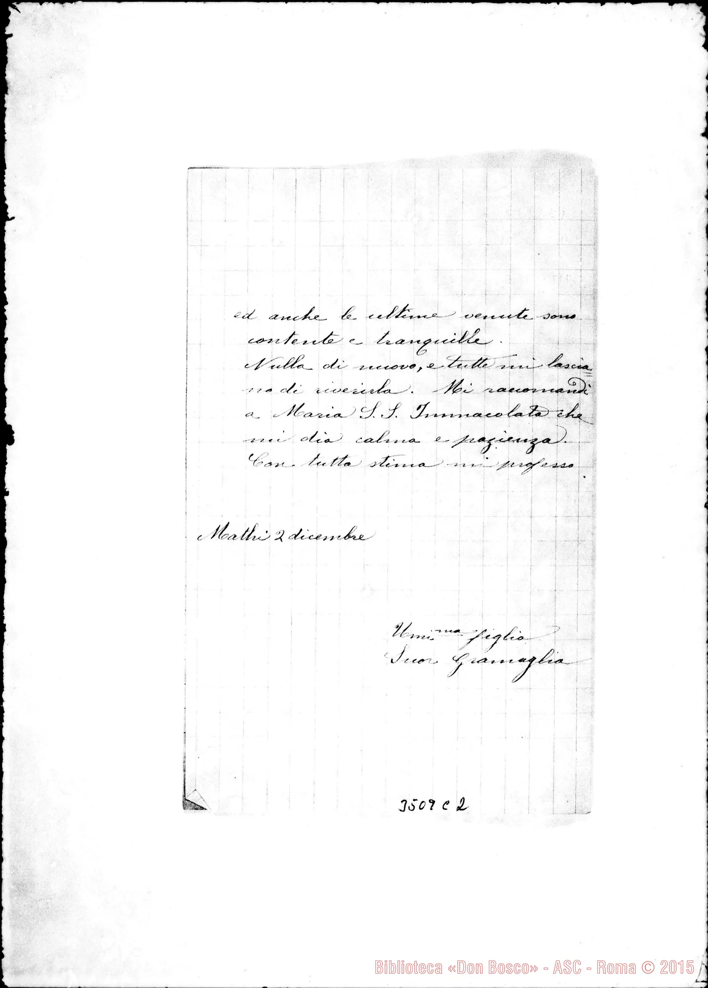 Fotogramma C 2 — Suor Gramaglia-Rev.mo Sig. Mathi, 2-12