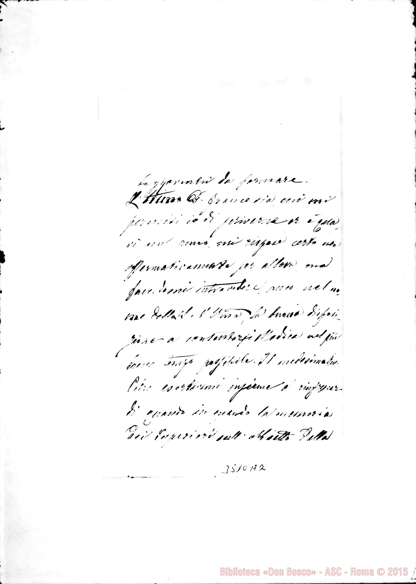 Fotogramma A 2 — Don Vincenzo Romano-Don Rua. Modica, 22-11-1899