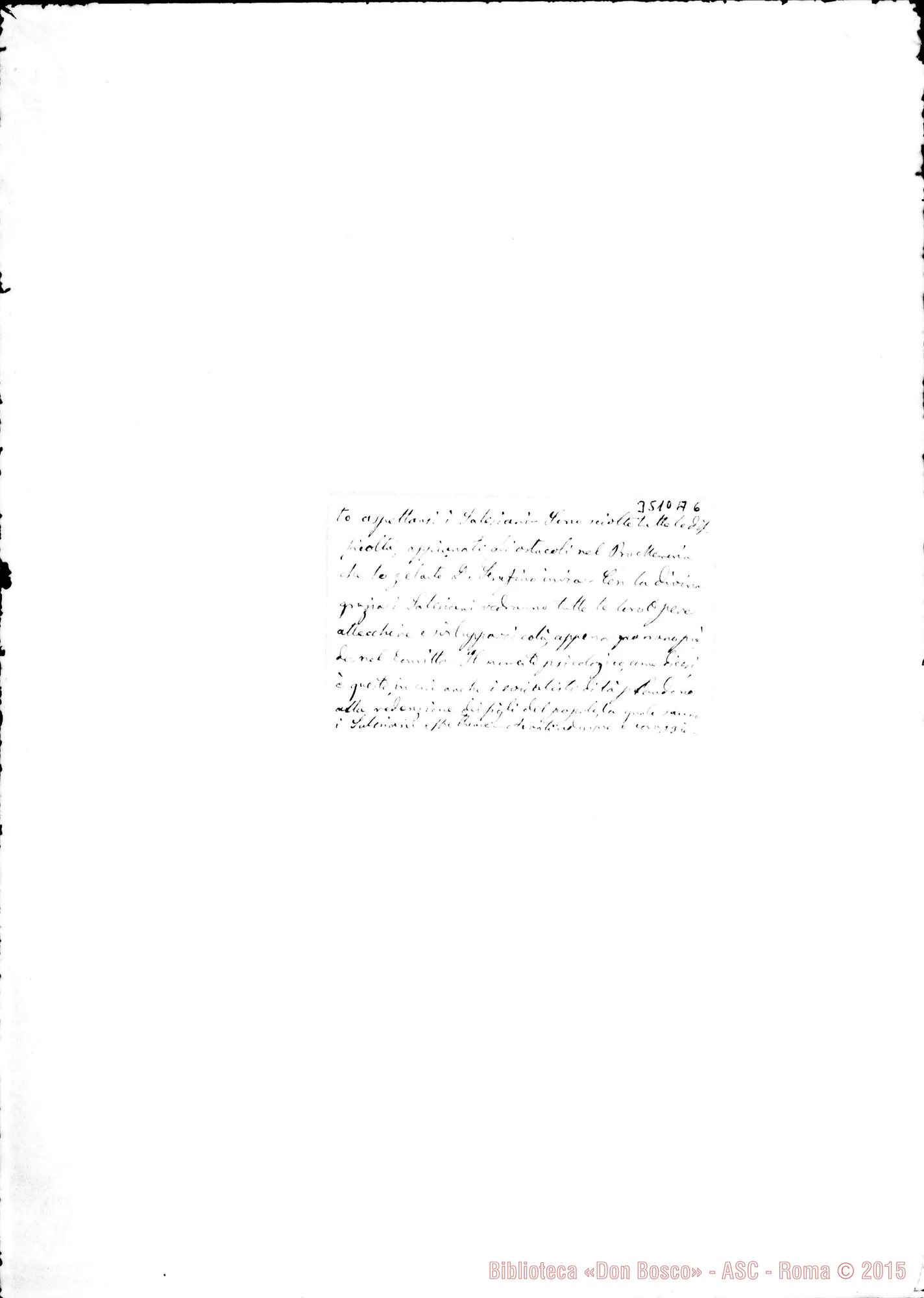Fotogramma A 6 — Giovanni Blandini, vesc.-Don Rua. Senza data