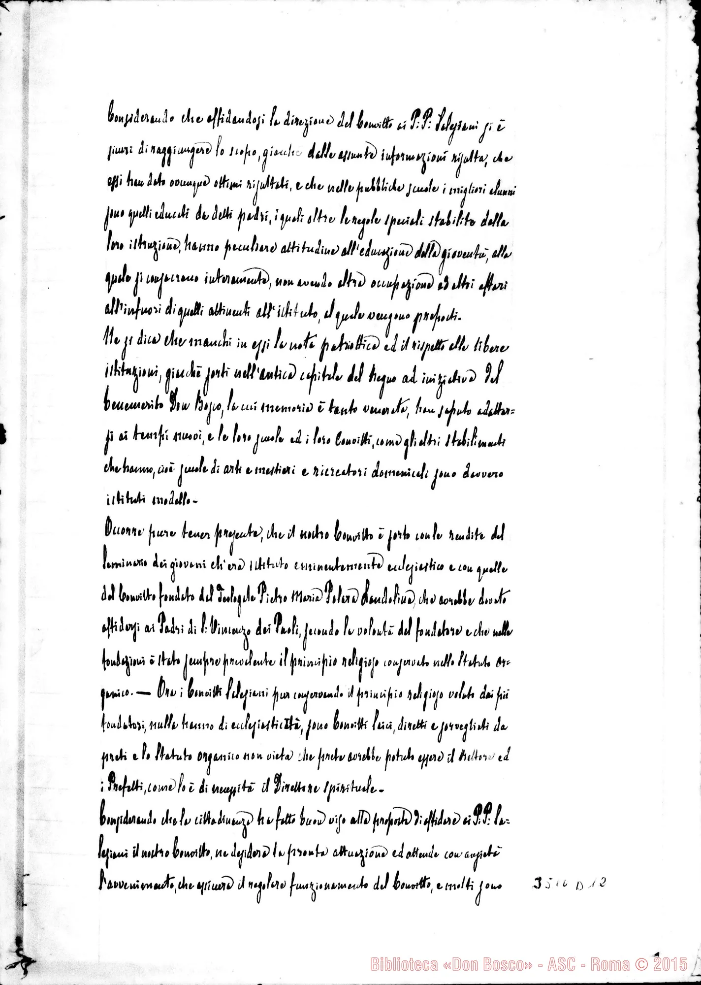 Fotogramma D 12 — Copia del deliberato il 31-10-1900