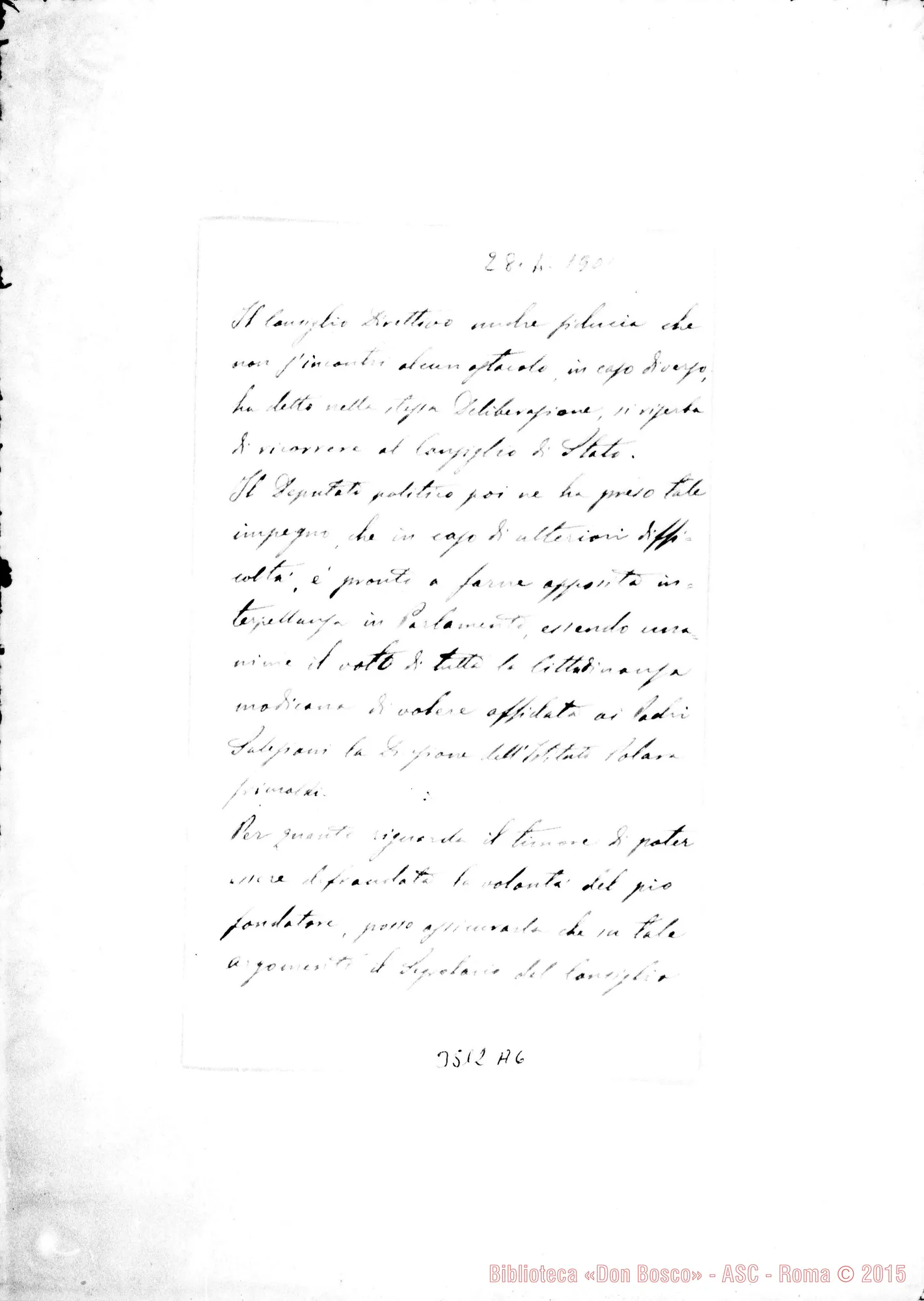 Fotogramma A 6 — Can. Giuseppe Aurea-Don Durando. Modica, 28-04-1901