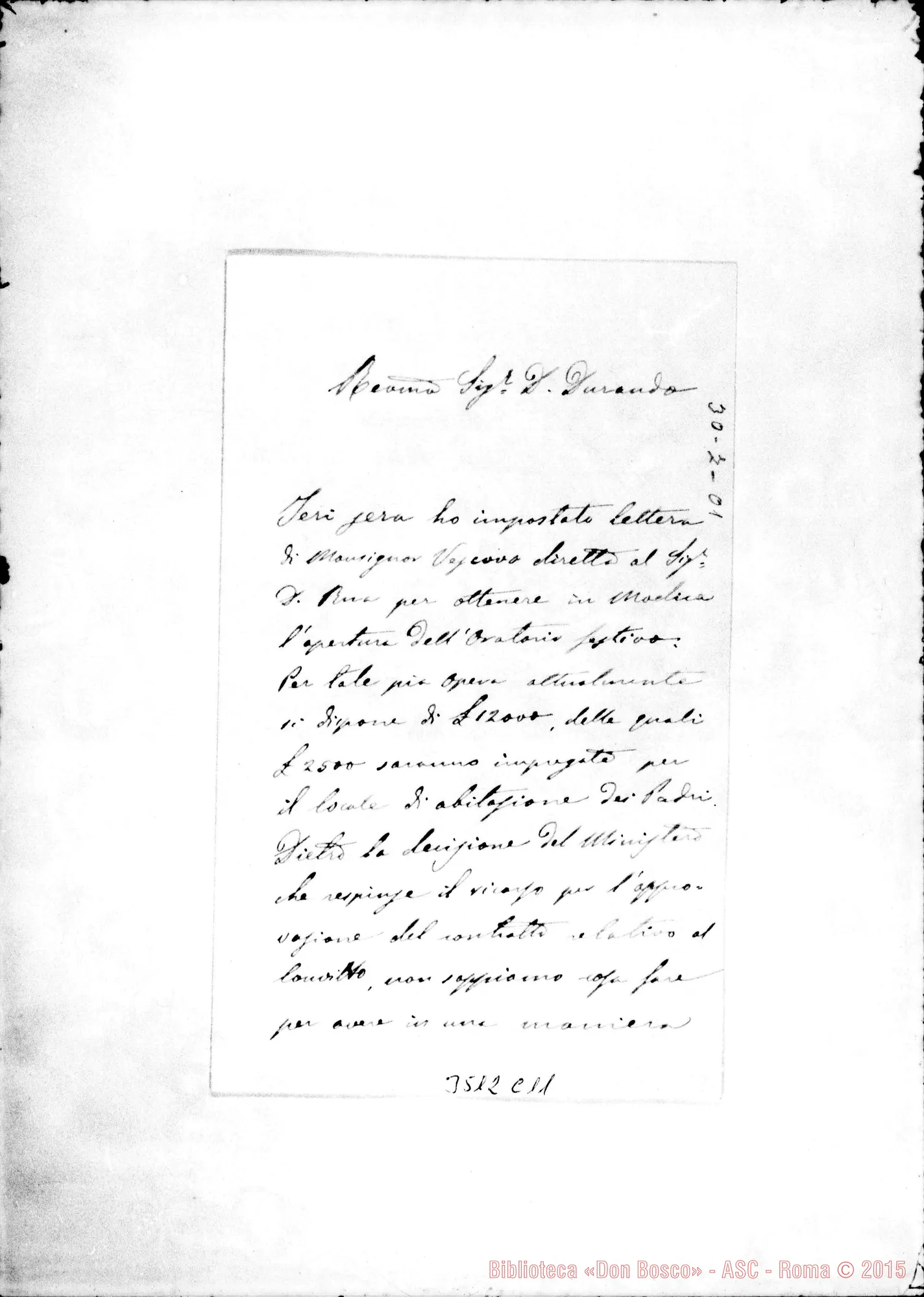 Fotogramma C 11 — Can. Giuseppe Aurea-Don Durando. Modica, 30-07-1901