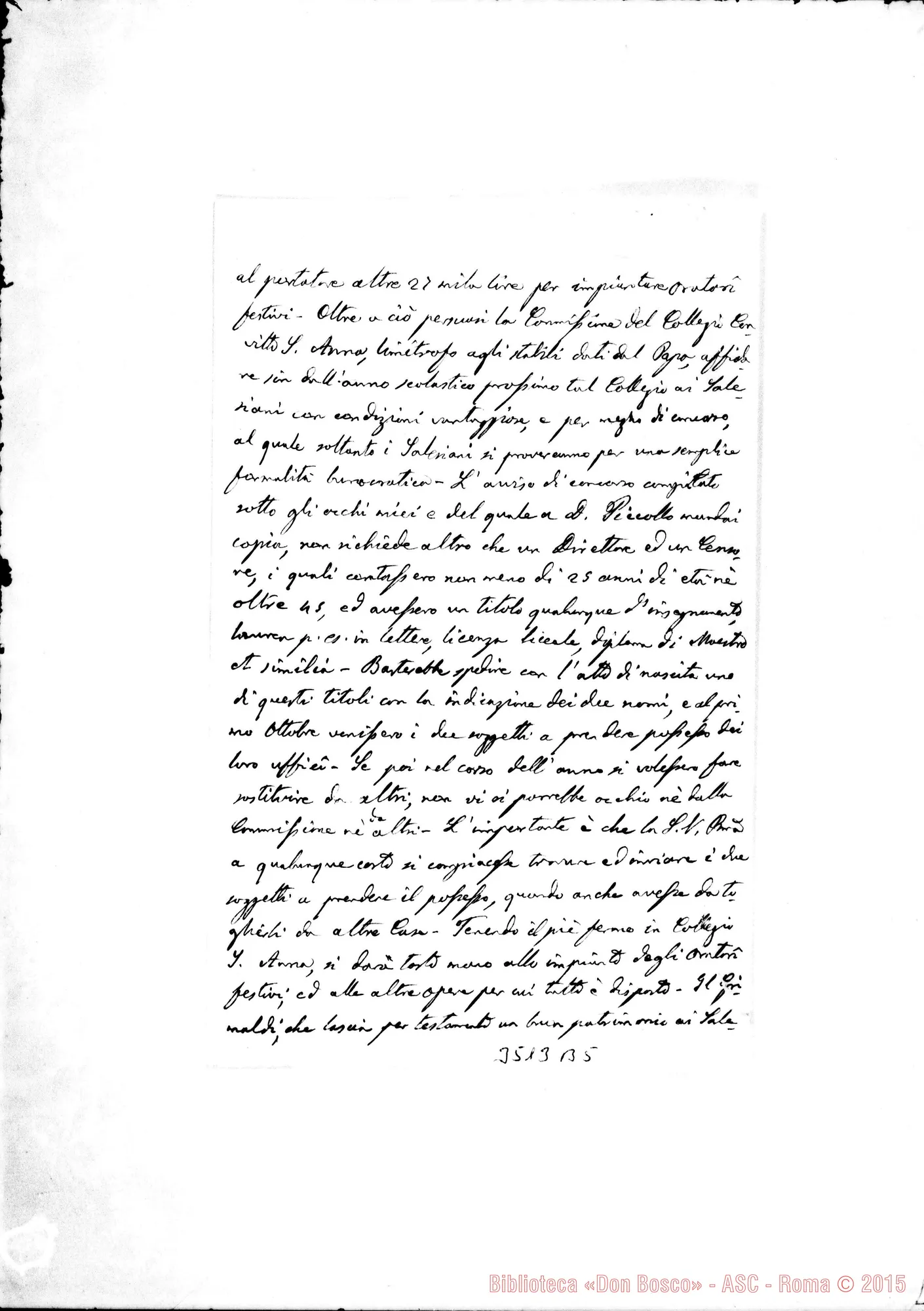 Fotogramma B 5 — Giovanni Blandini, vesc.-Don Rua. Noto, 11-08-1903