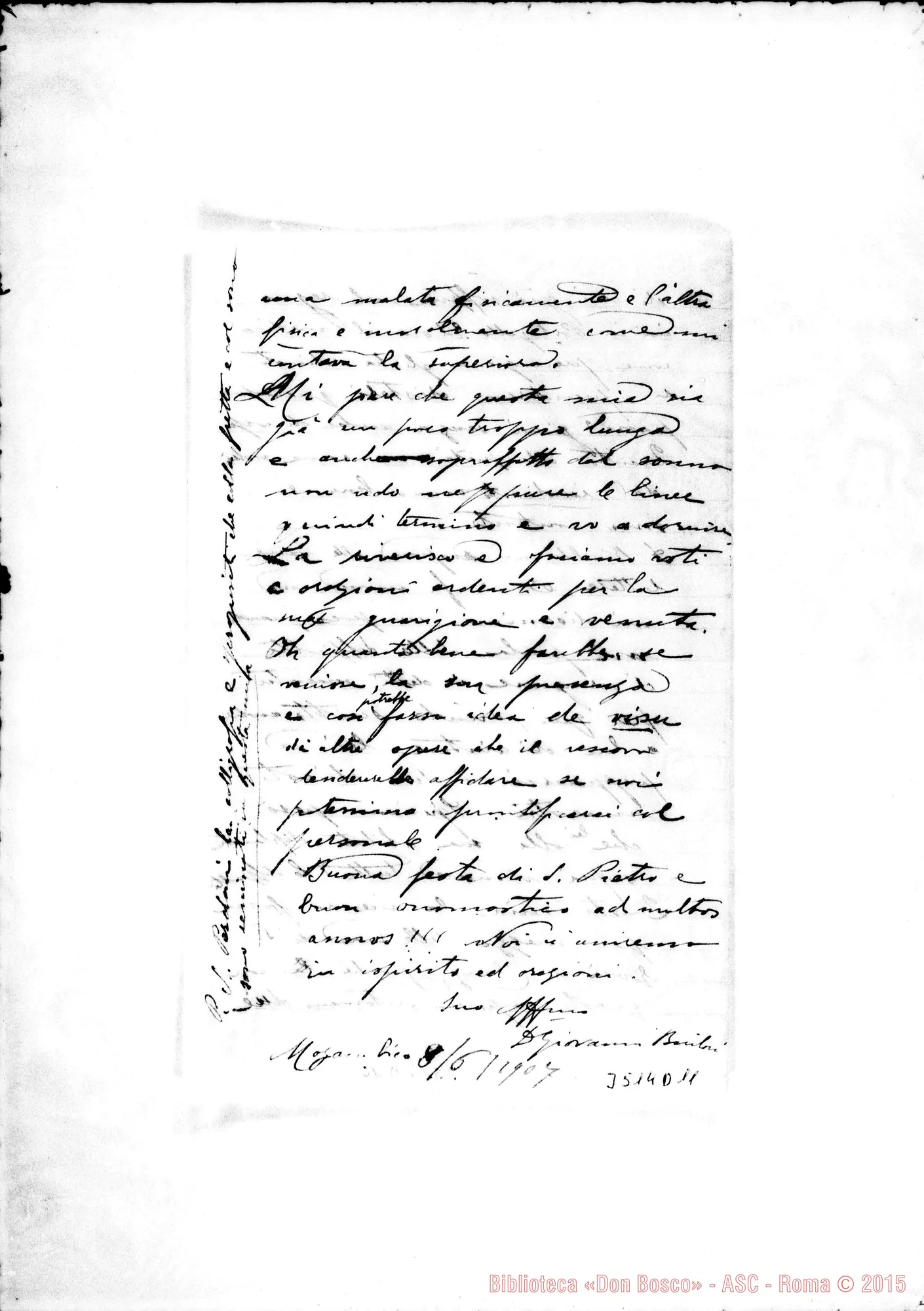 Fotogramma D 11 — Don Giovanni Barilari-Ispettore. Mozambico, 8-06-1907