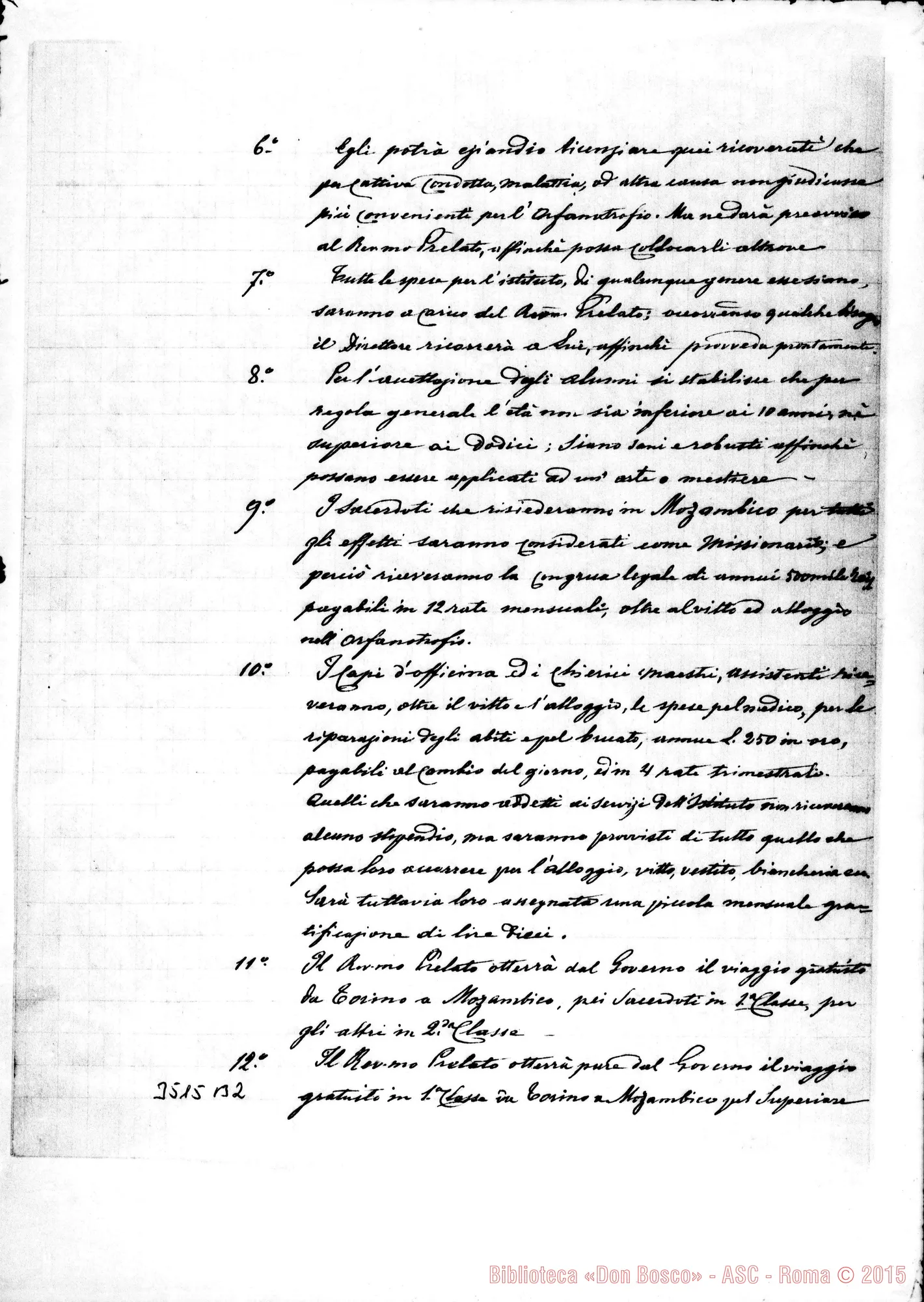 Fotogramma B 2 — Convenzione: due stesure. Firma autogr. Rua