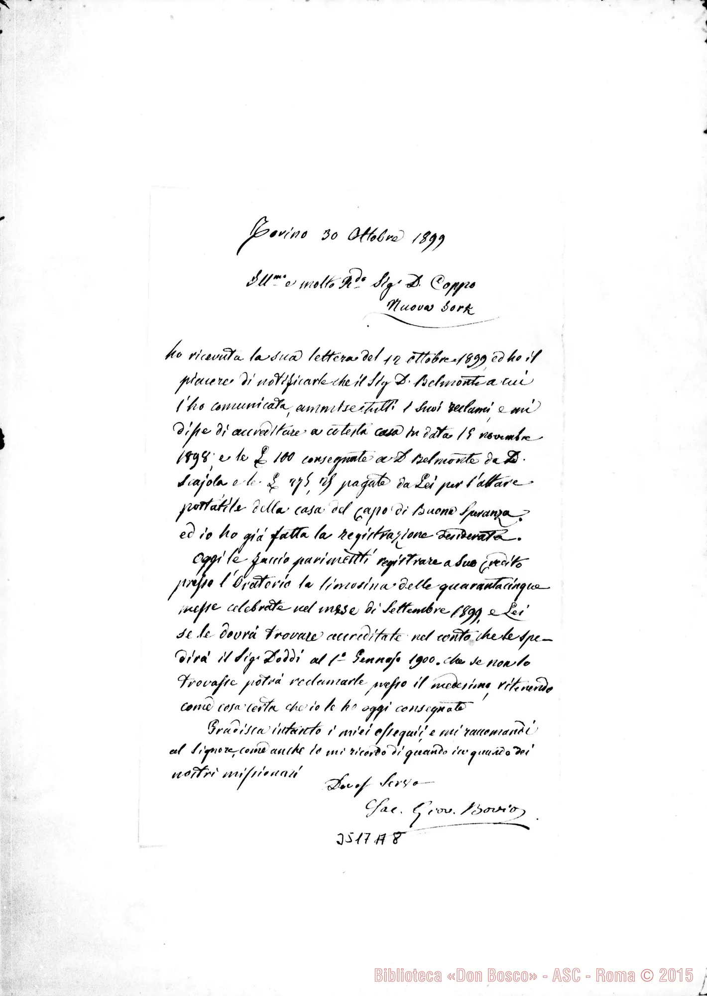 Fotogramma A 8 — Don Bovio-Don Coppo. Torino, 30-10-1899