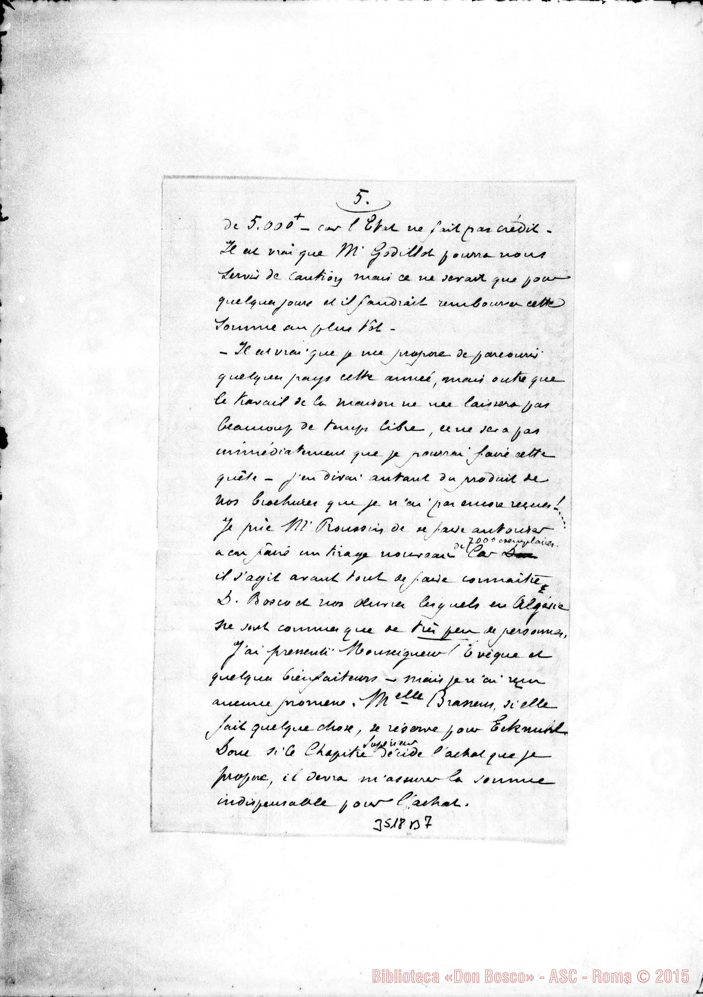 Fotogramma B 7 — Don Bellamy-Ispettore. Oran, 26-11-1892