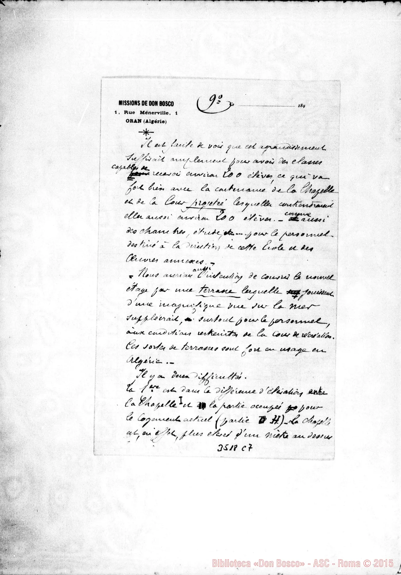 Fotogramma C 7 — Don Bellamy-Ispettore. Oran, 19-01-1893