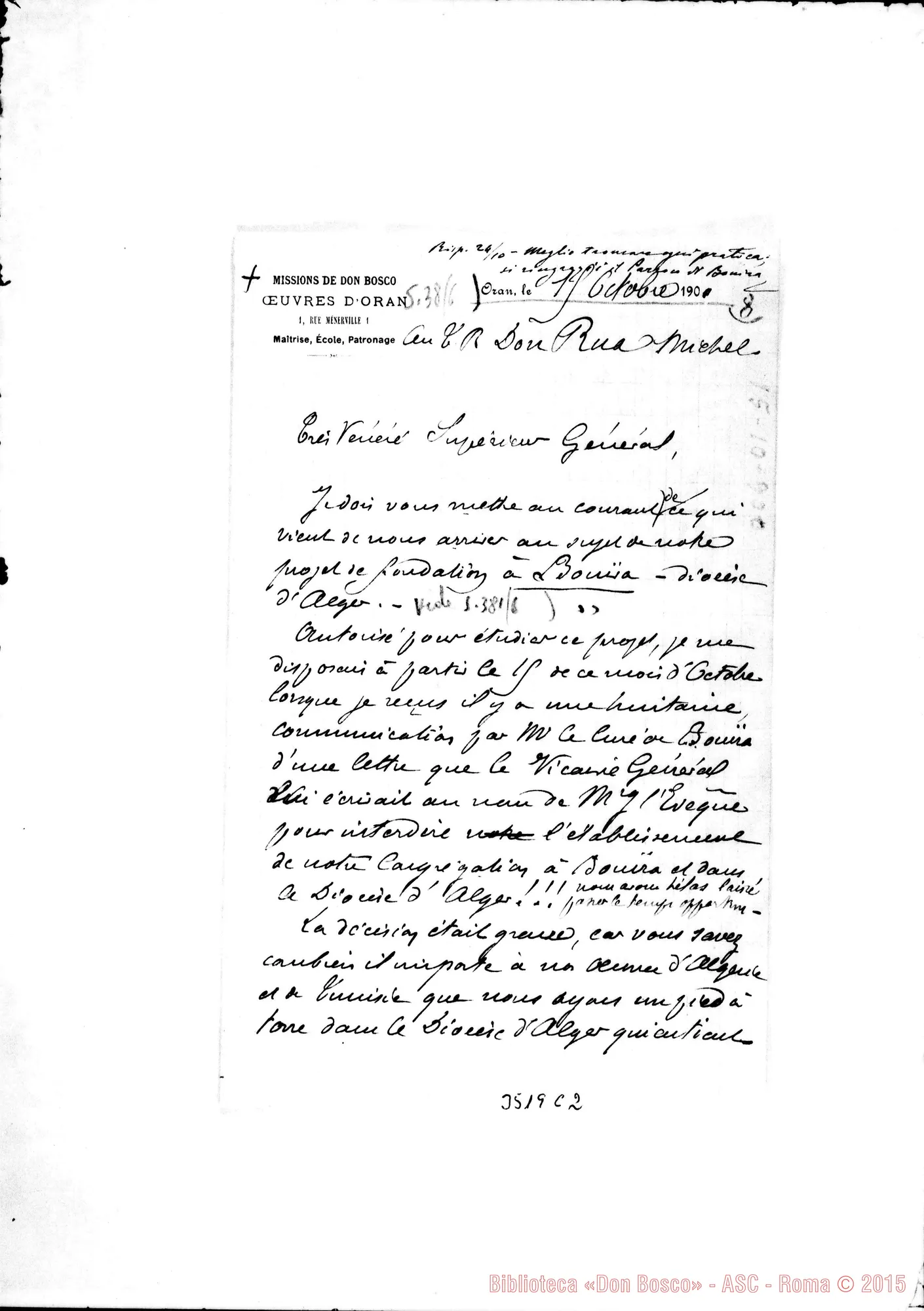 Fotogramma C 2 — Don Bellamy-Don Rua. Oran, 15-10-1900