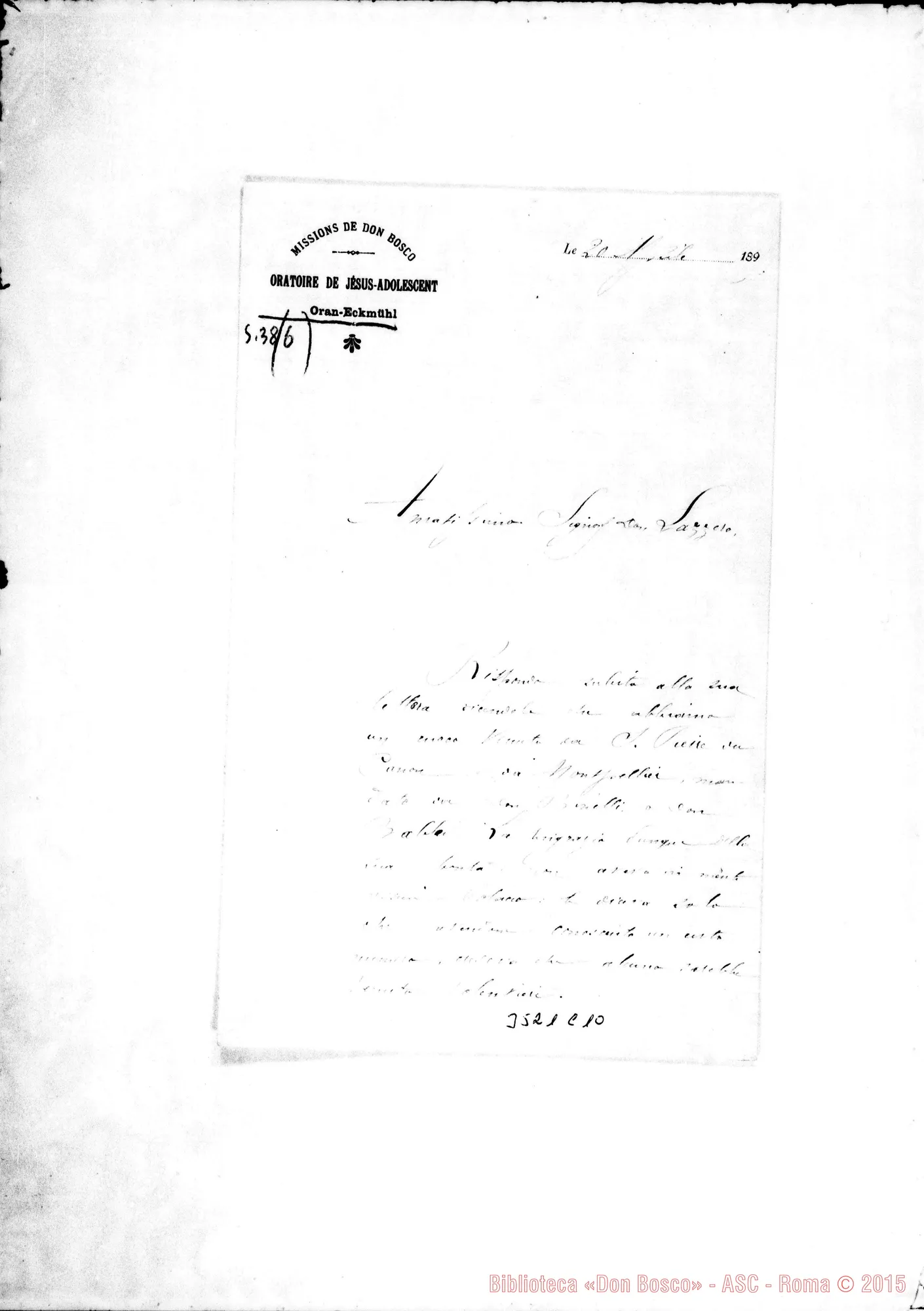 Fotogramma C 10 — Don Sutto-Don Lazzero. Oran, 20-04-1895
