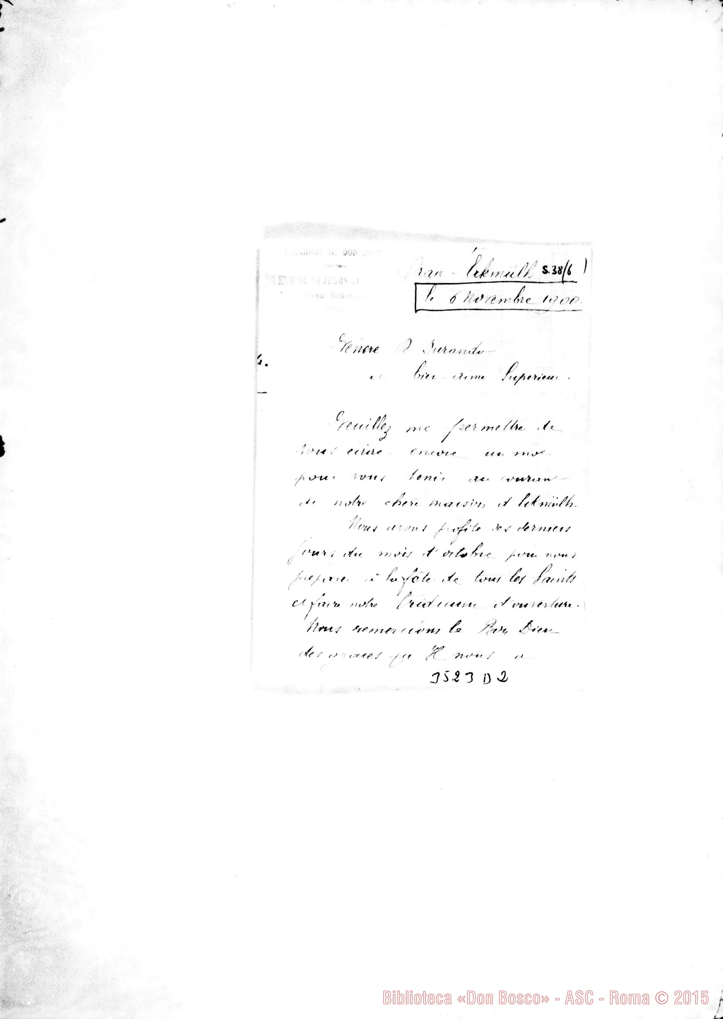Fotogramma D 2 — Don Béssière-Don Durando. Oran, 6-11-1900