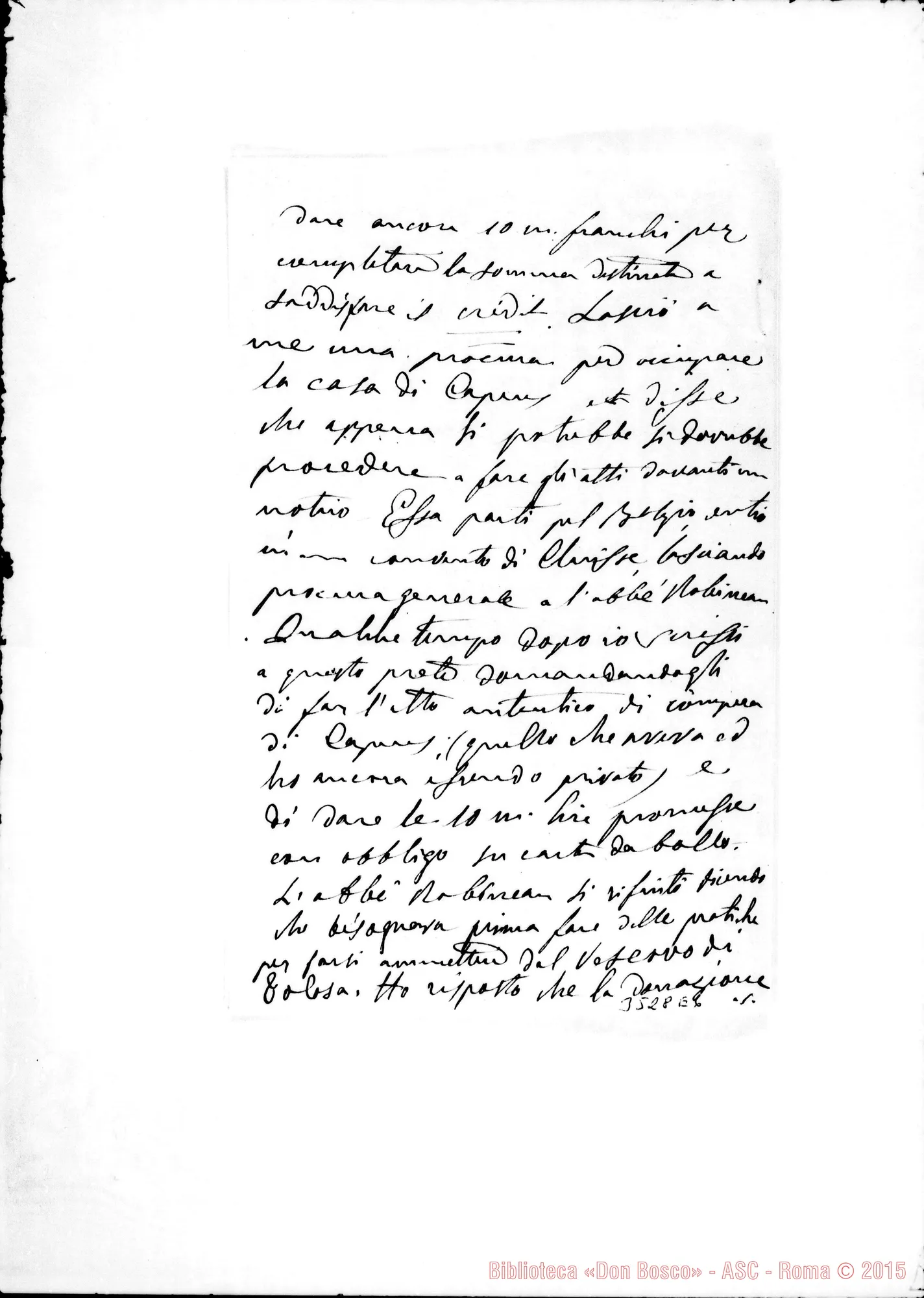 Fotogramma E 6 — Don Bologna-Don Rua. Paris, 4-01-1902
