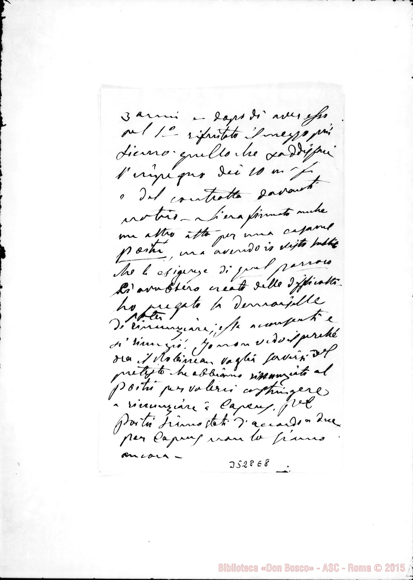 Fotogramma E 8 — Don Bologna-Don Rua. Paris, 4-01-1902