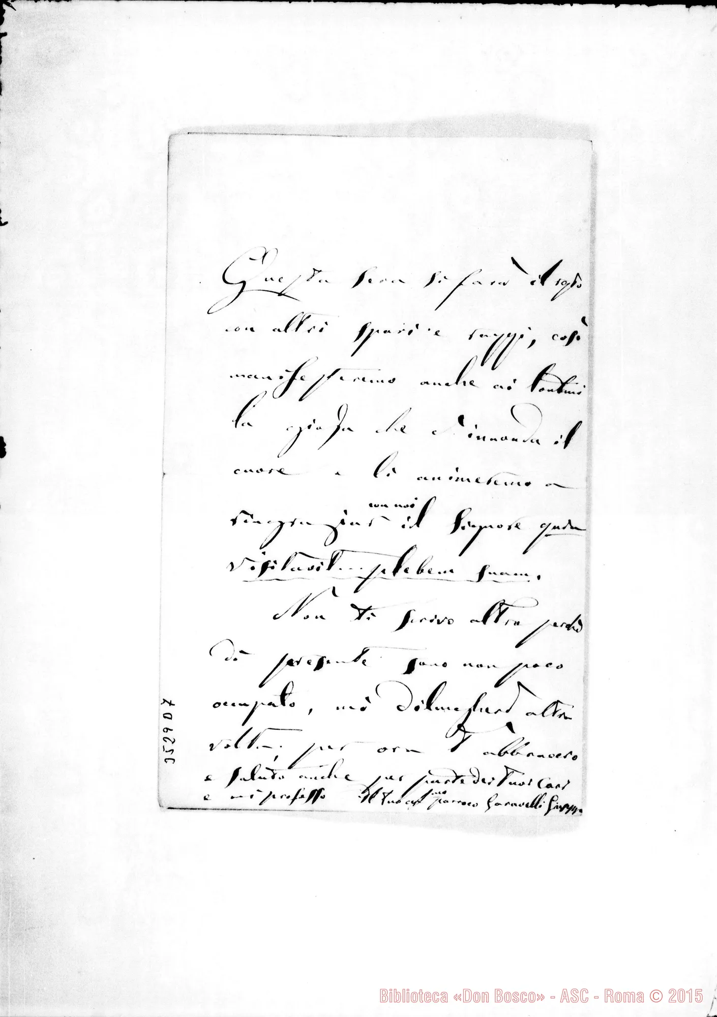 Fotogramma D 7 — Penango: Don Giuseppe Garavelli-Ossella. Penango, 28-02-1880