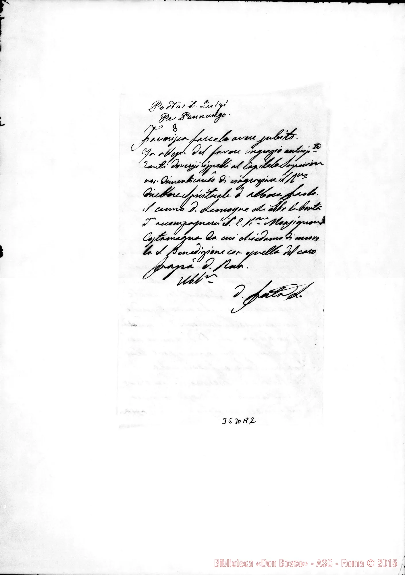 Fotogramma A 2 — Don Luigi Porta-Don Cerruti. Penango, 3-07-1895