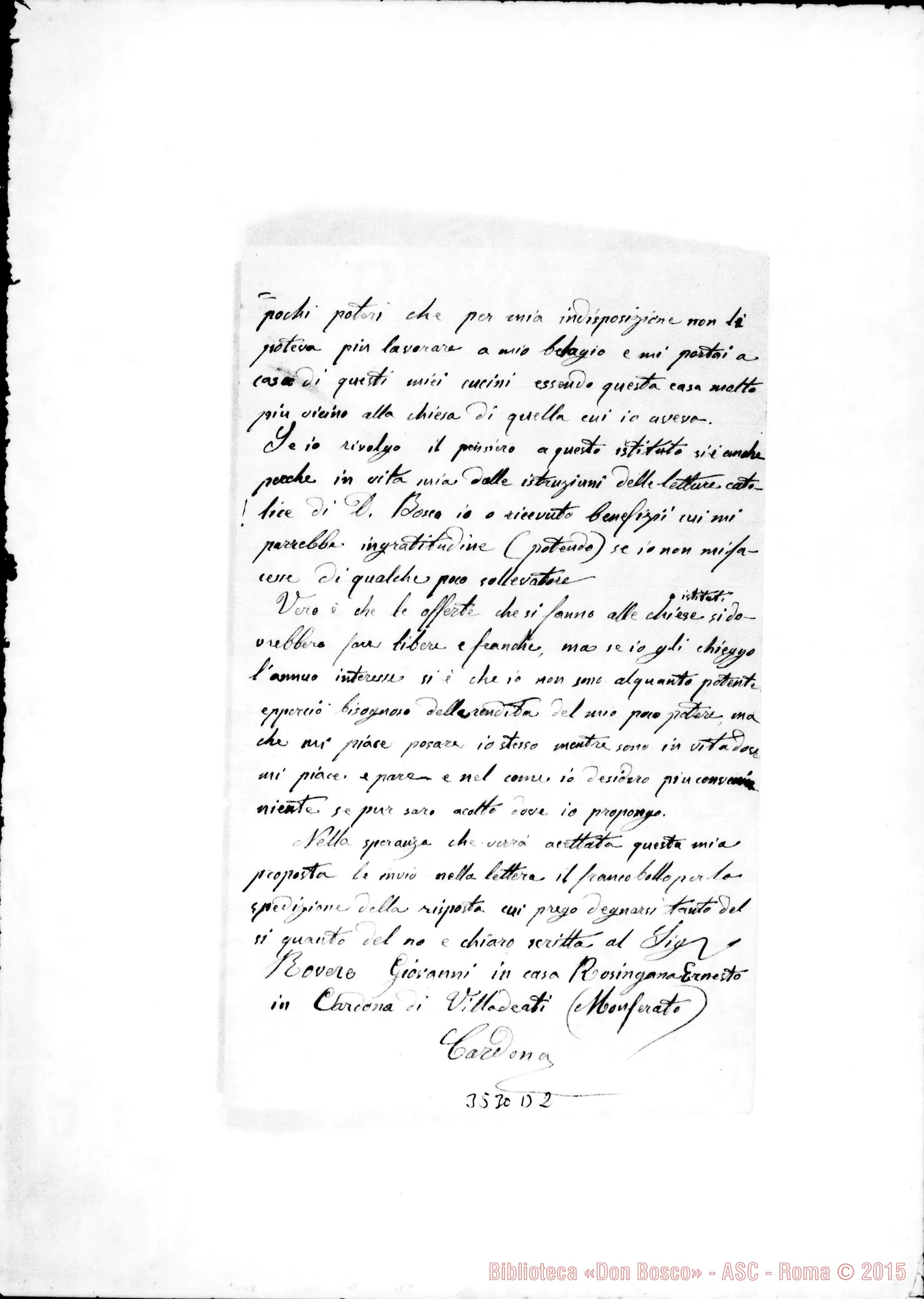 Fotogramma D 2 — Cardona-Don Rua, il 14-11-1906. Autogr. Rua E Rinaldi