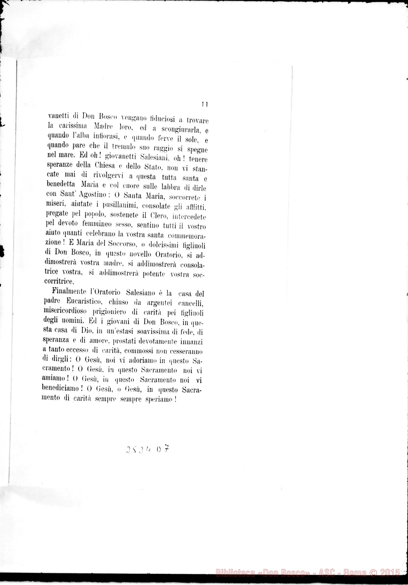 Fotogramma D 7 — Emanuele Merra, vesc. di S. Severo: Parole alla benedizione. Nov. 1905