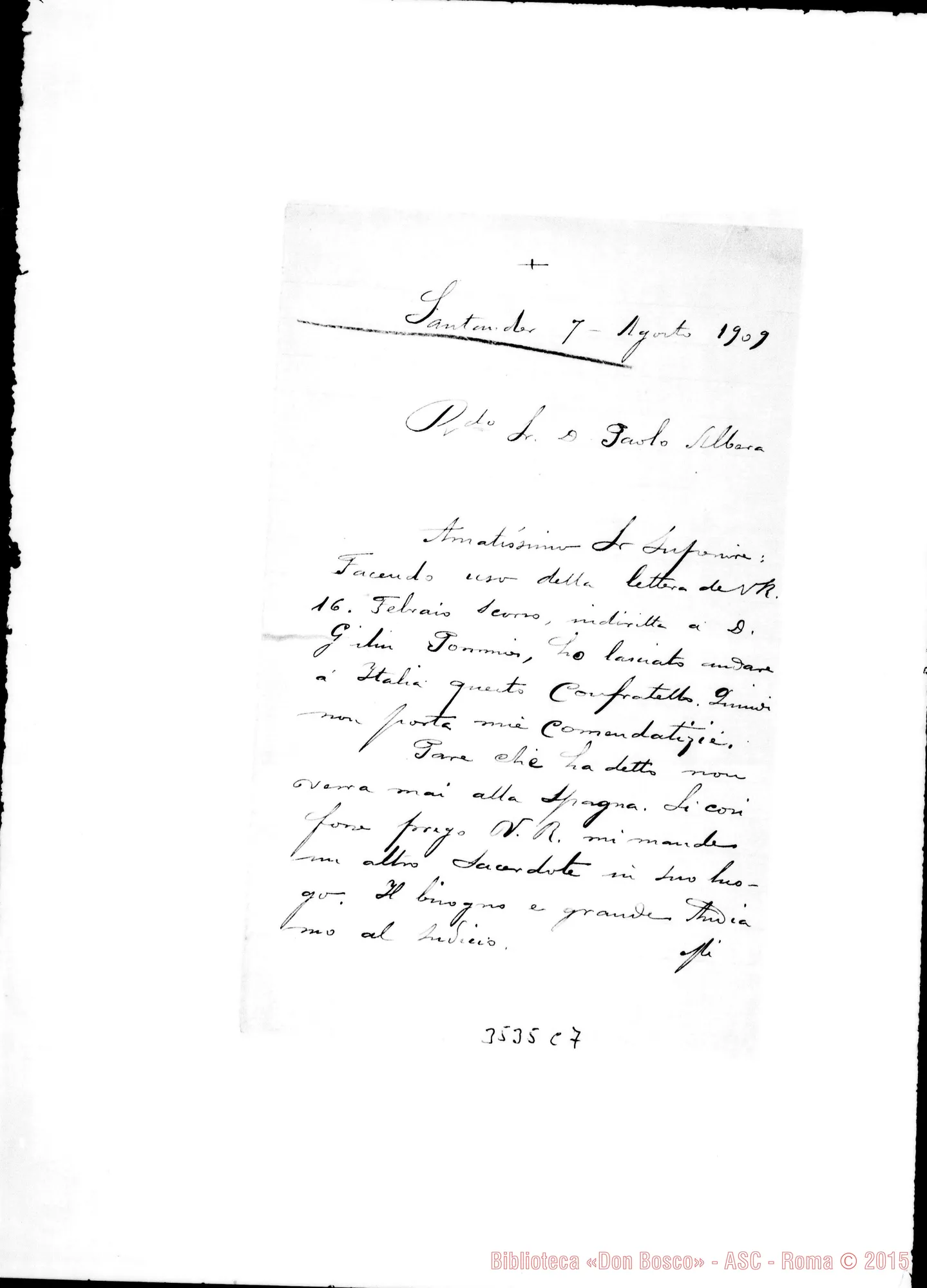 Fotogramma C 7 — Don Ramón Zabalo-Don Pablo Albera. Santander, 7-08-1909