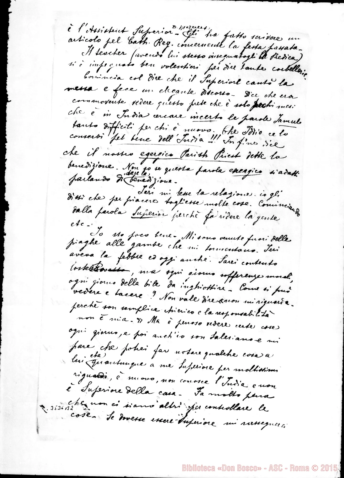 Fotogramma B 2 — Tanjore: Mario Balestra, ch.-Direttore. Tanjore, 19-08-1908
