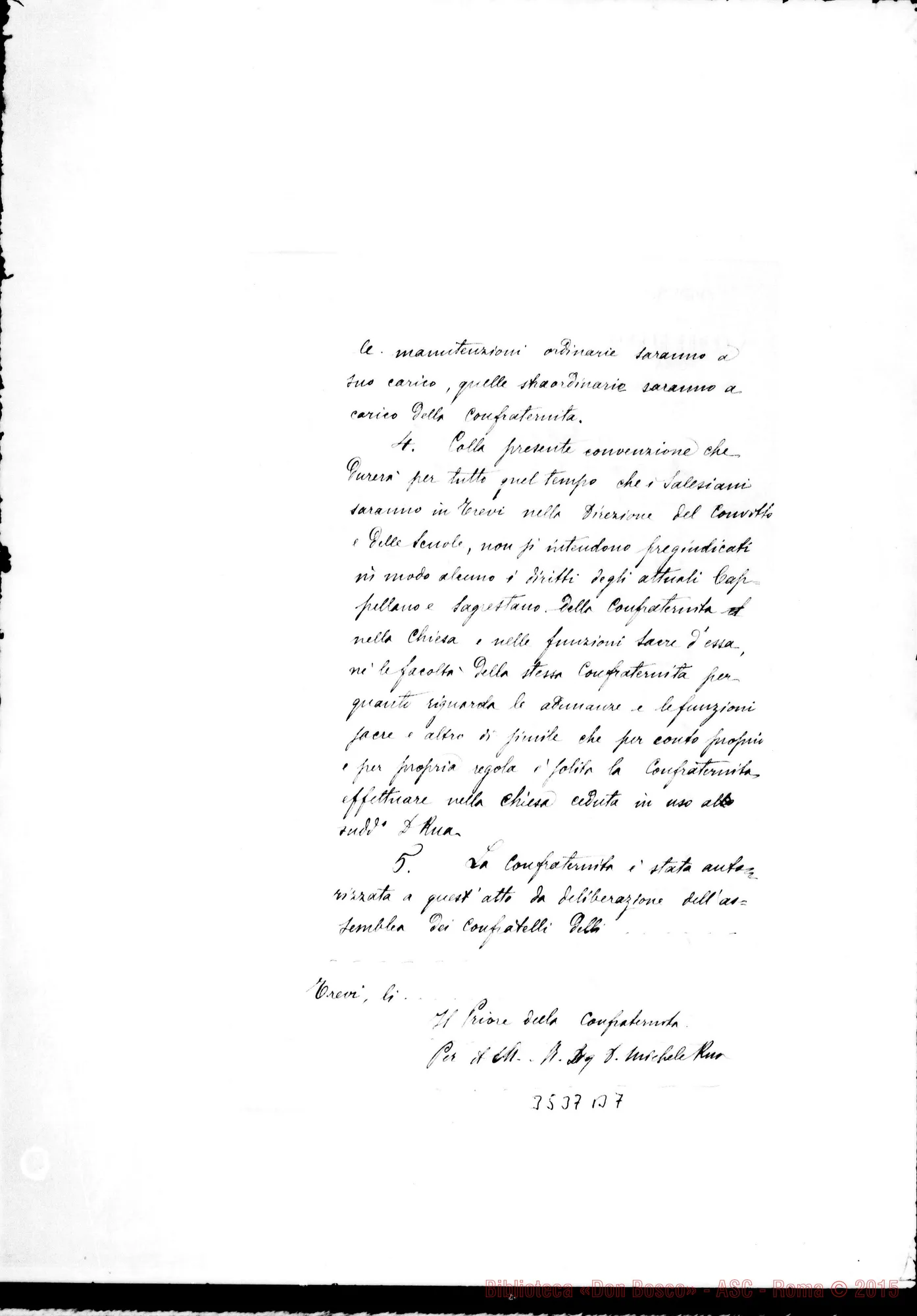 Fotogramma B 7 — Copia di lettera A Don Rua