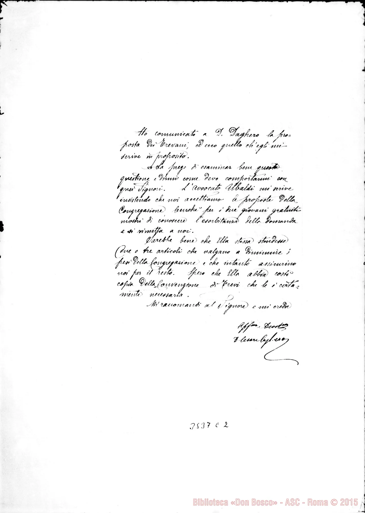 Fotogramma C 2 — Don Cesare Cagliero-Don Durando. Roma, 3-10-1895